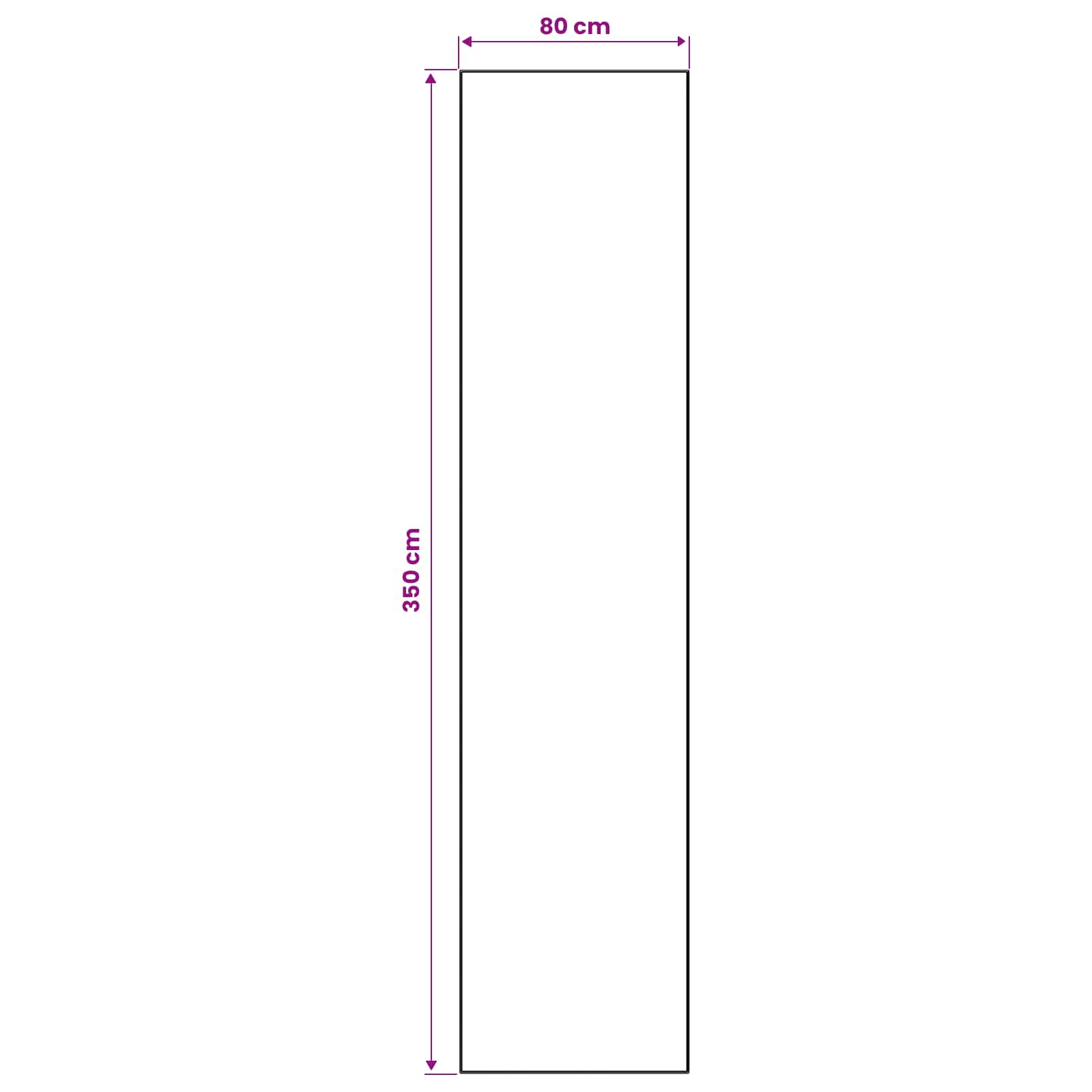 Kilimėlis LESAKA spalvingas 80 x 350 cm