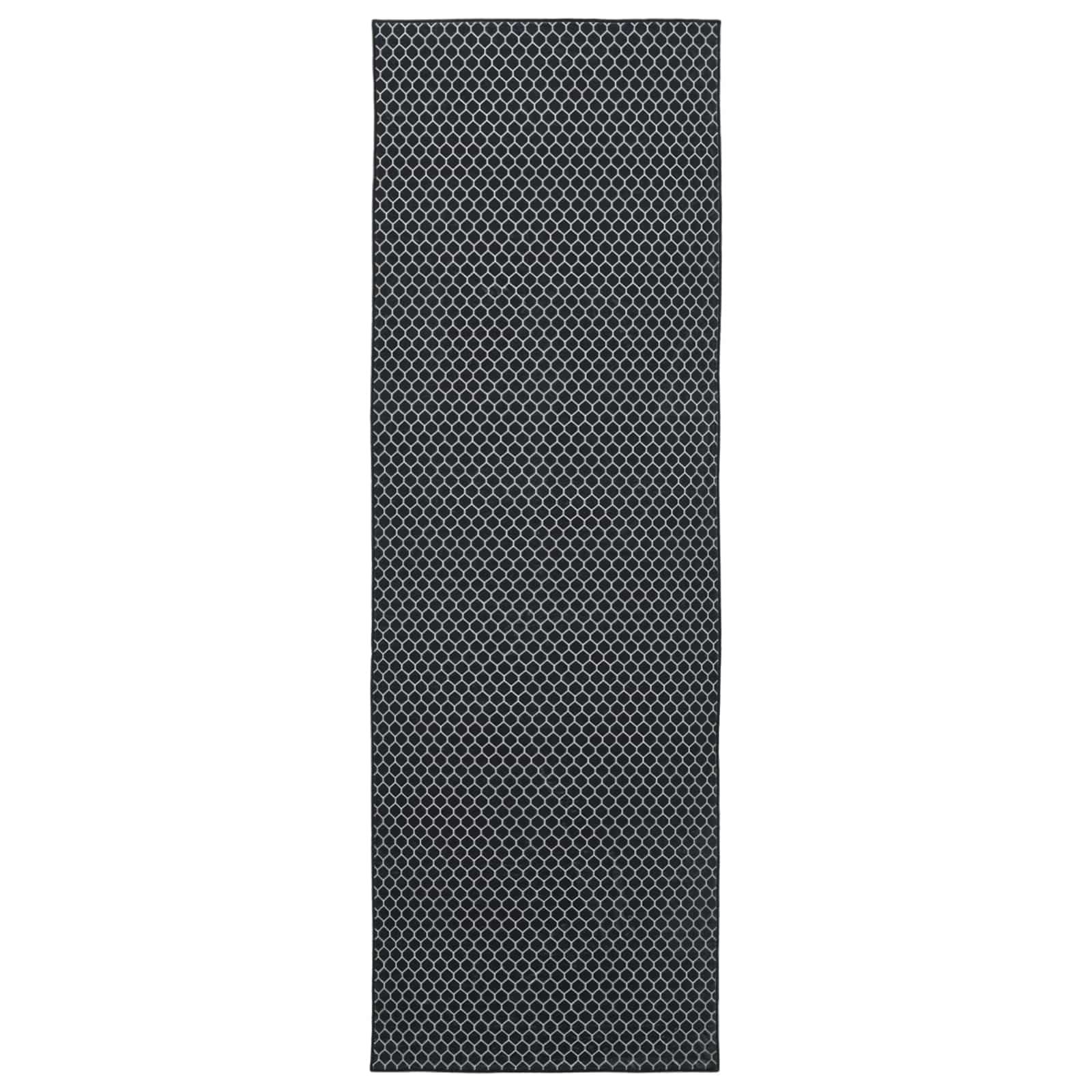 Kilimėlis ORIZ 1150 gsm Juodas tinklinis raštas