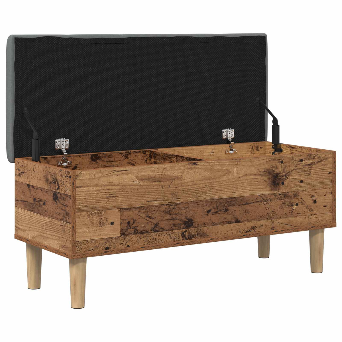 Saugojimo suolas su pagalve Ąžuolo mediena 102 x 42 x 46 cm