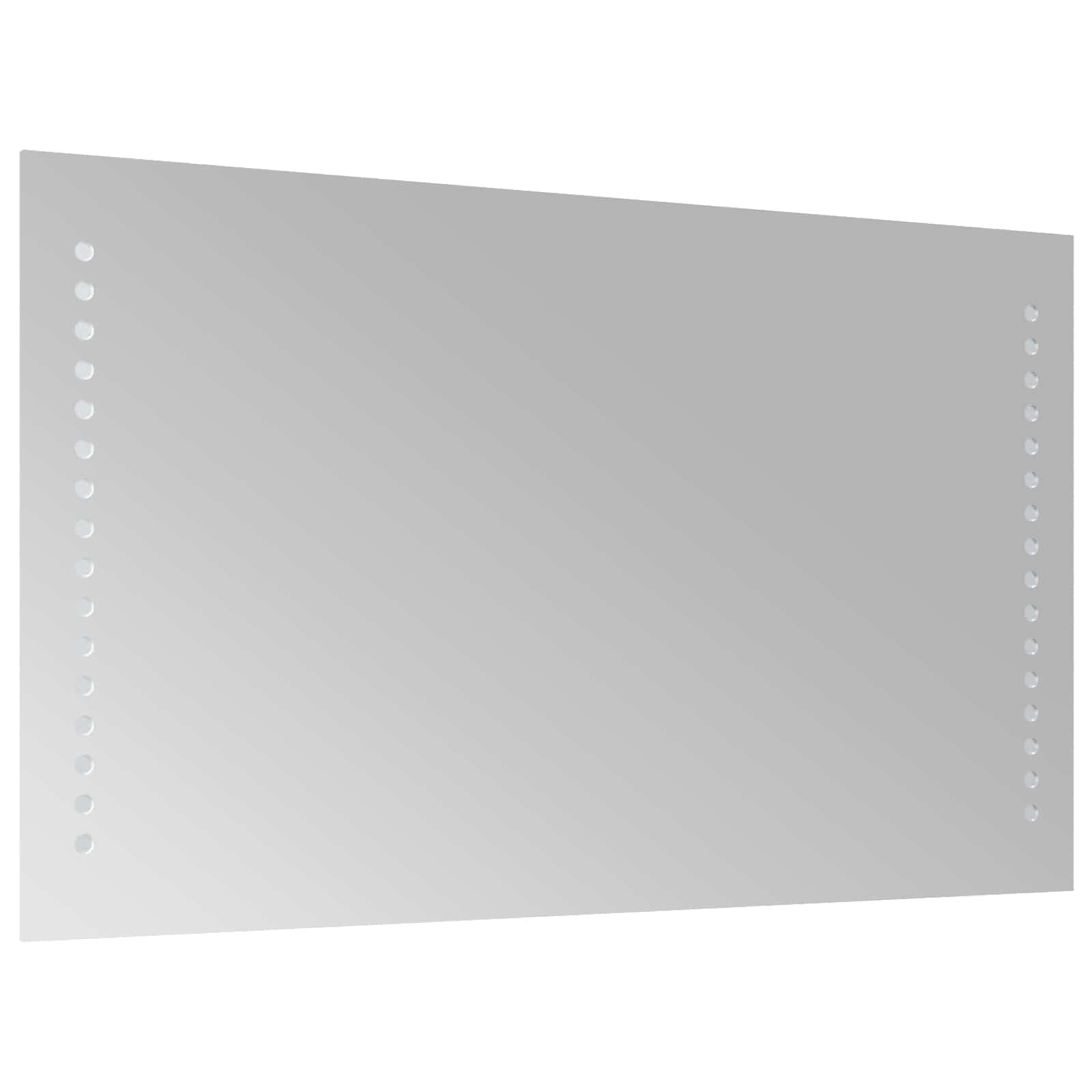 LED vonios veidrodis Skaidrus 50 x 30 cm grūdintas stiklas
