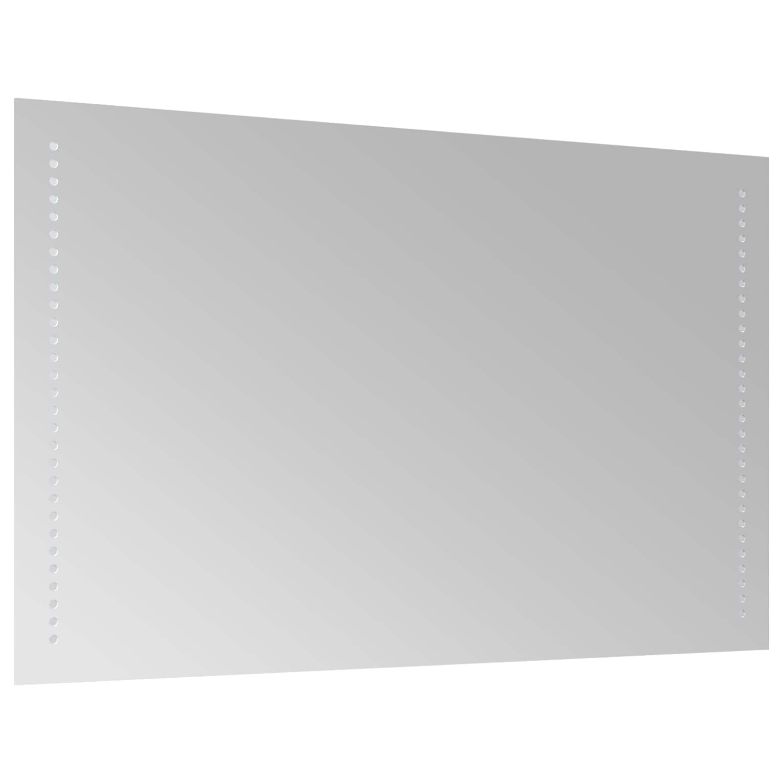 LED vonios veidrodis Skaidrus 80 x 50 cm grūdintas stiklas