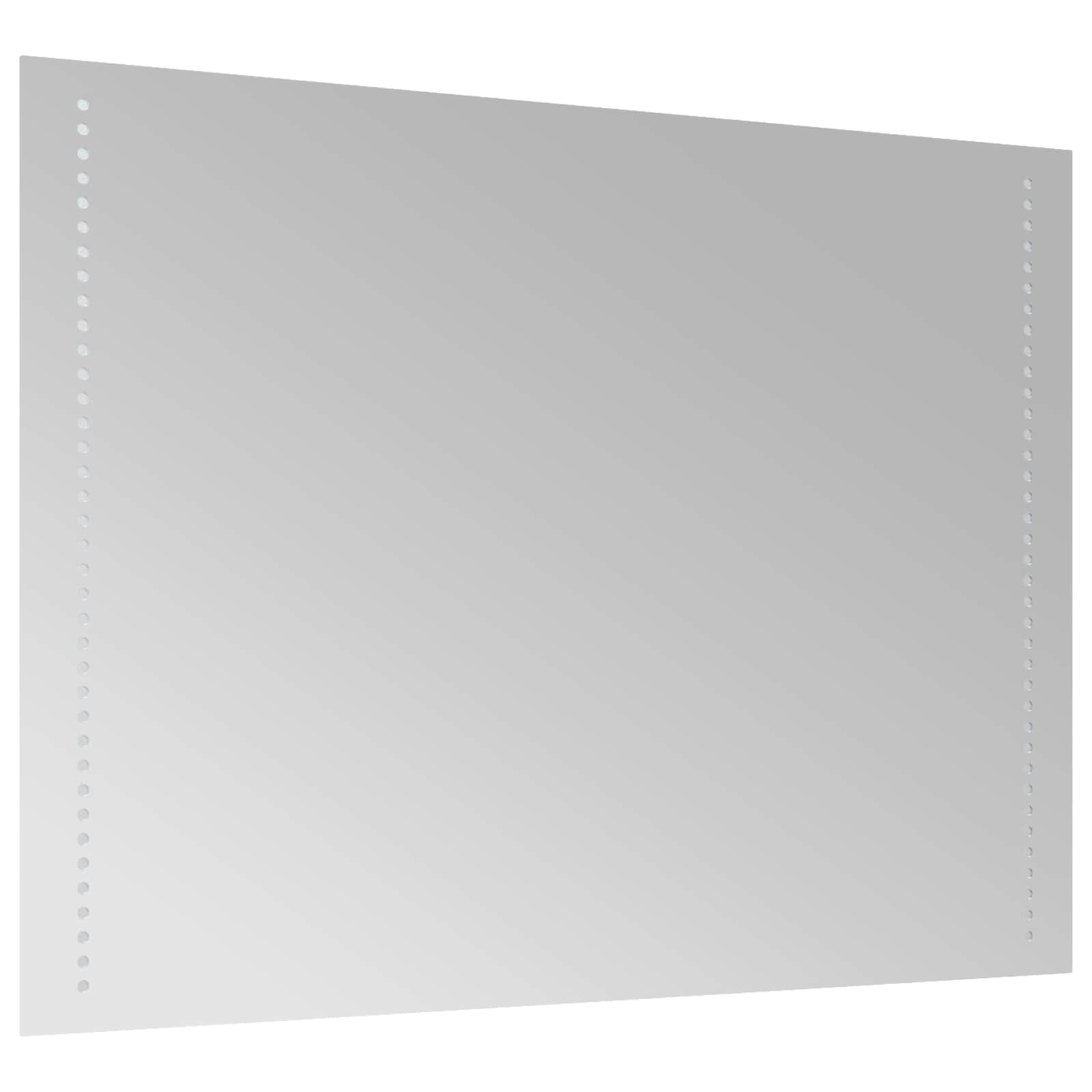 LED vonios veidrodis Skaidrus 80 x 60 cm grūdintas stiklas