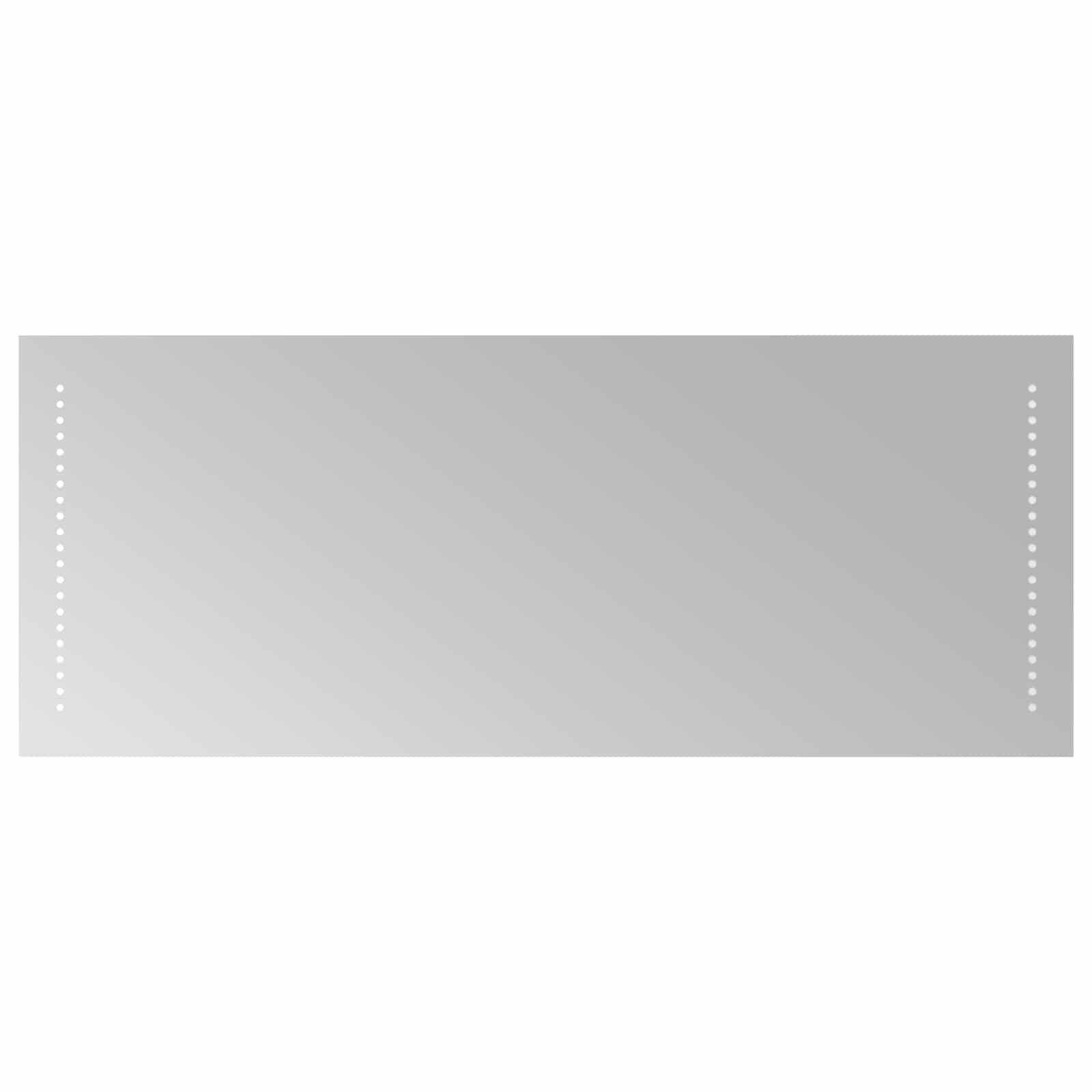 LED vonios veidrodis Skaidrus 100 x 40 cm grūdintas stiklas