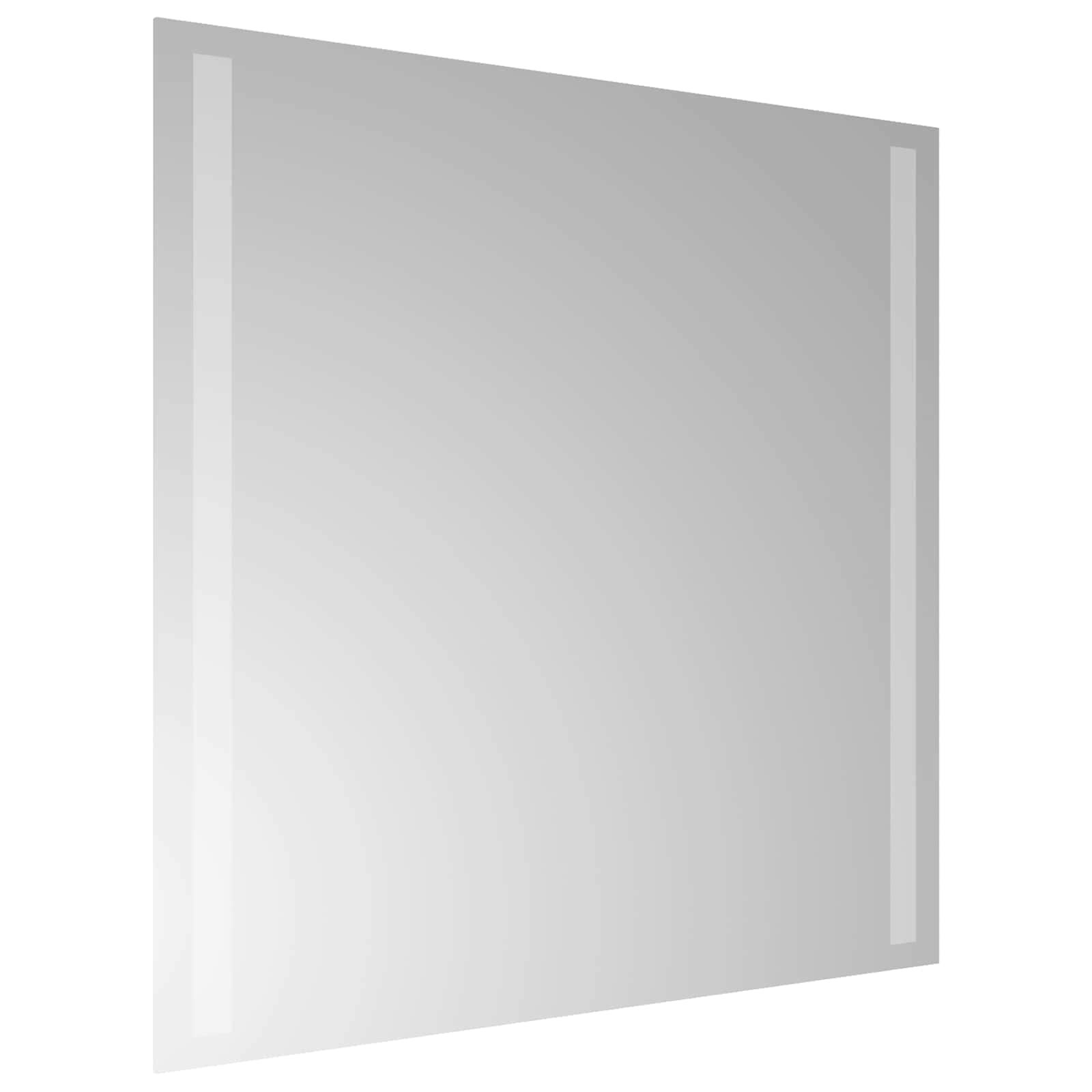 LED vonios veidrodis Skaidrus 50 x 50 cm grūdintas stiklas