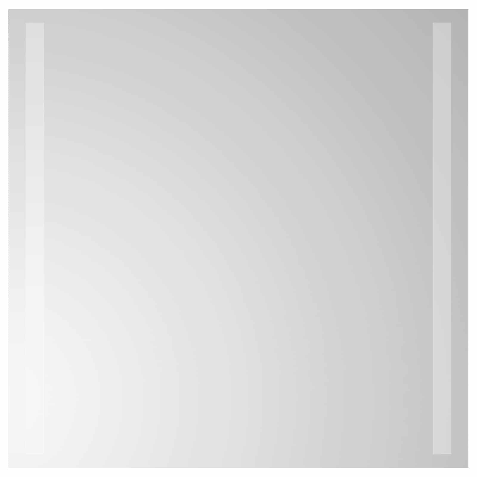 LED vonios veidrodis Skaidrus 50 x 50 cm grūdintas stiklas