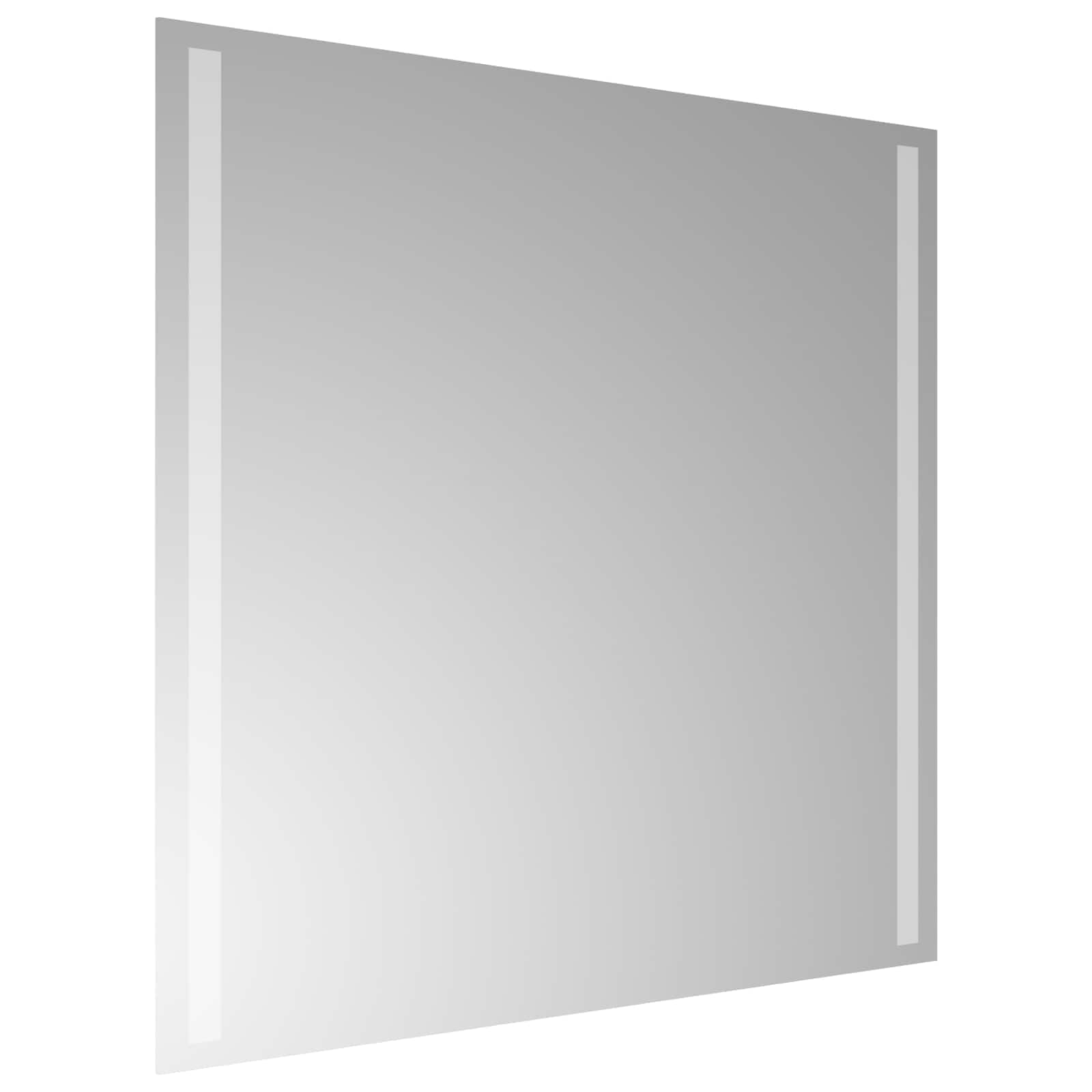 LED vonios veidrodis Skaidrus 60 x 60 cm grūdintas stiklas