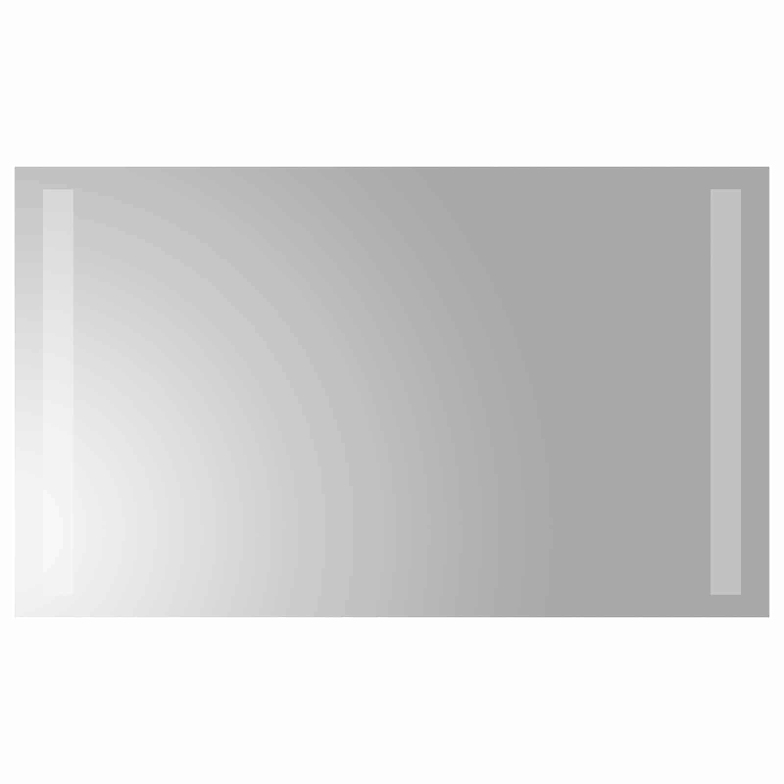 LED vonios veidrodis Skaidrus 50 x 30 cm grūdintas stiklas