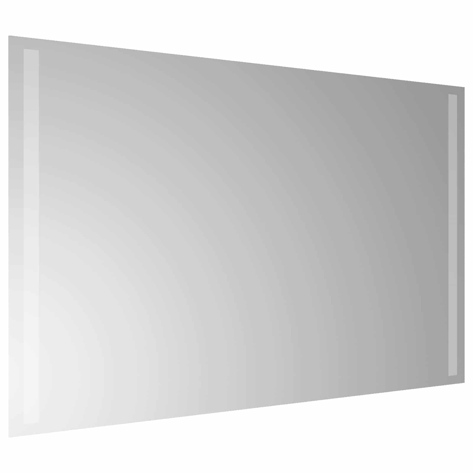 LED vonios veidrodis Skaidrus 80 x 50 cm grūdintas stiklas