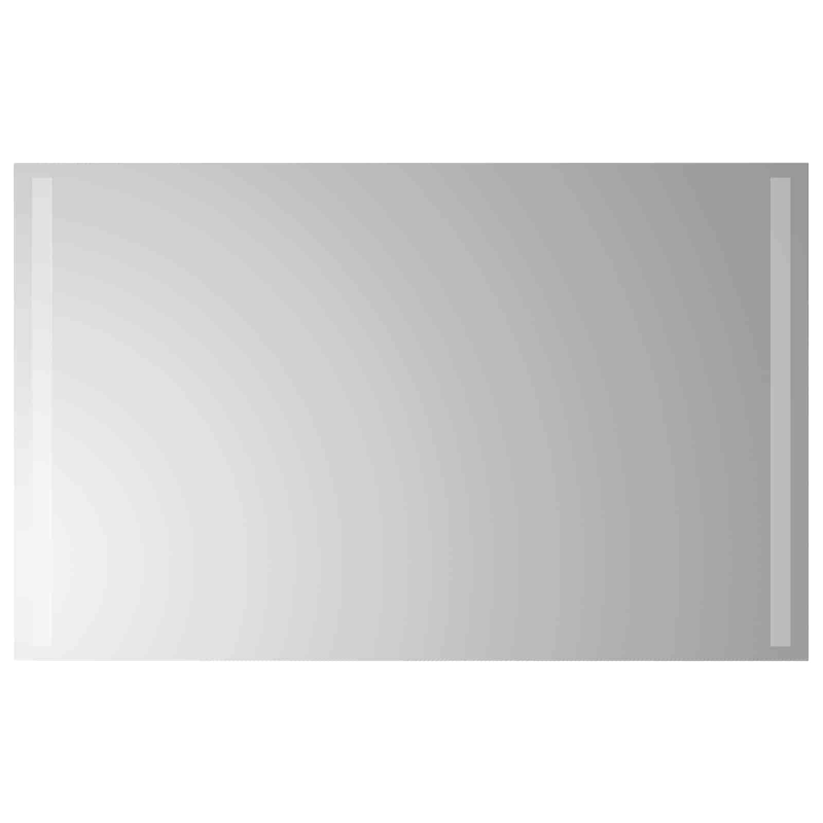 LED vonios veidrodis Skaidrus 80 x 50 cm grūdintas stiklas