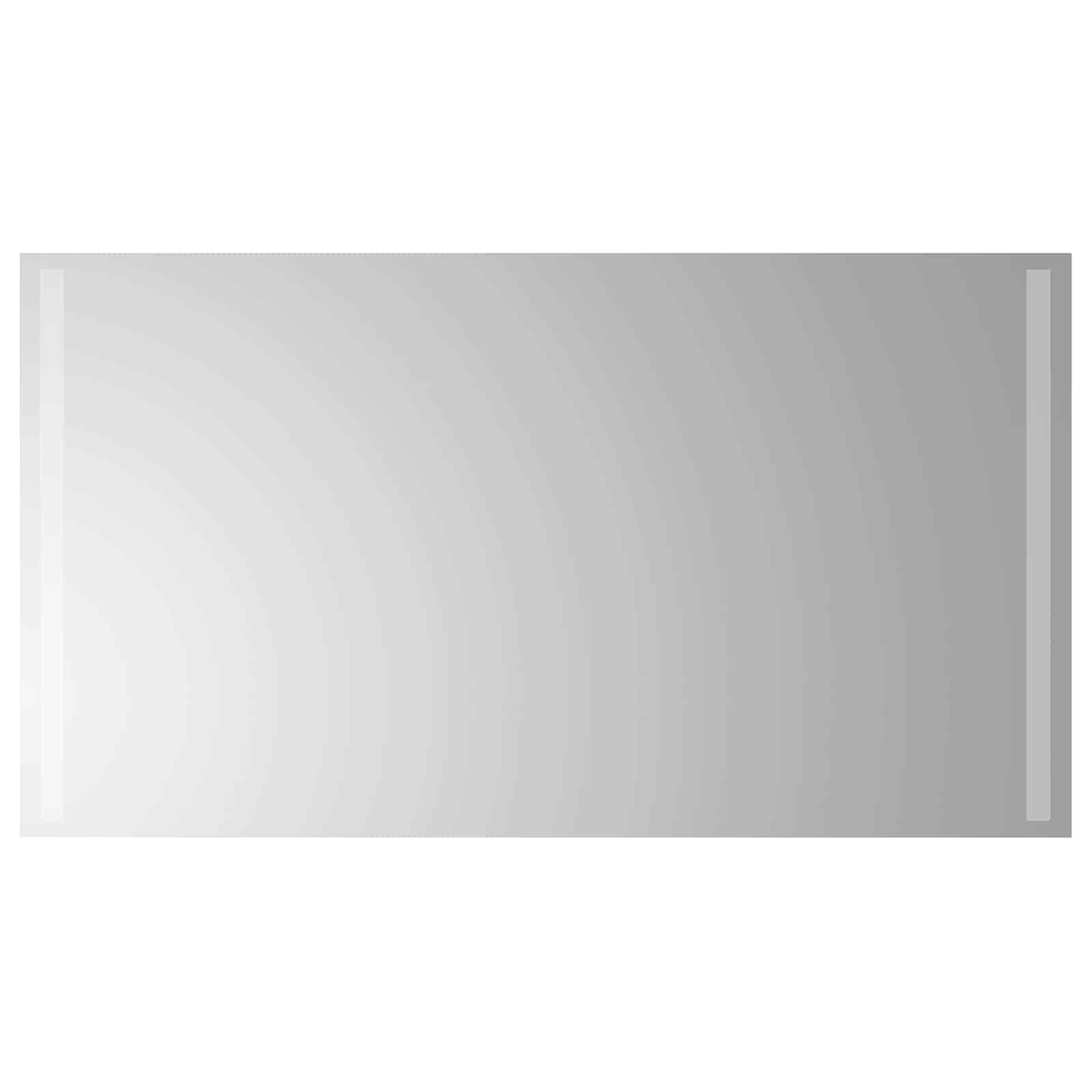 LED vonios veidrodis Skaidrus 90 x 50 cm grūdintas stiklas