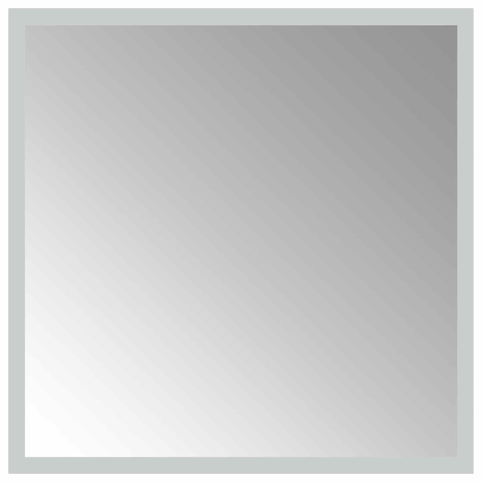 LED vonios veidrodis Skaidrus 40 x 40 cm grūdintas stiklas