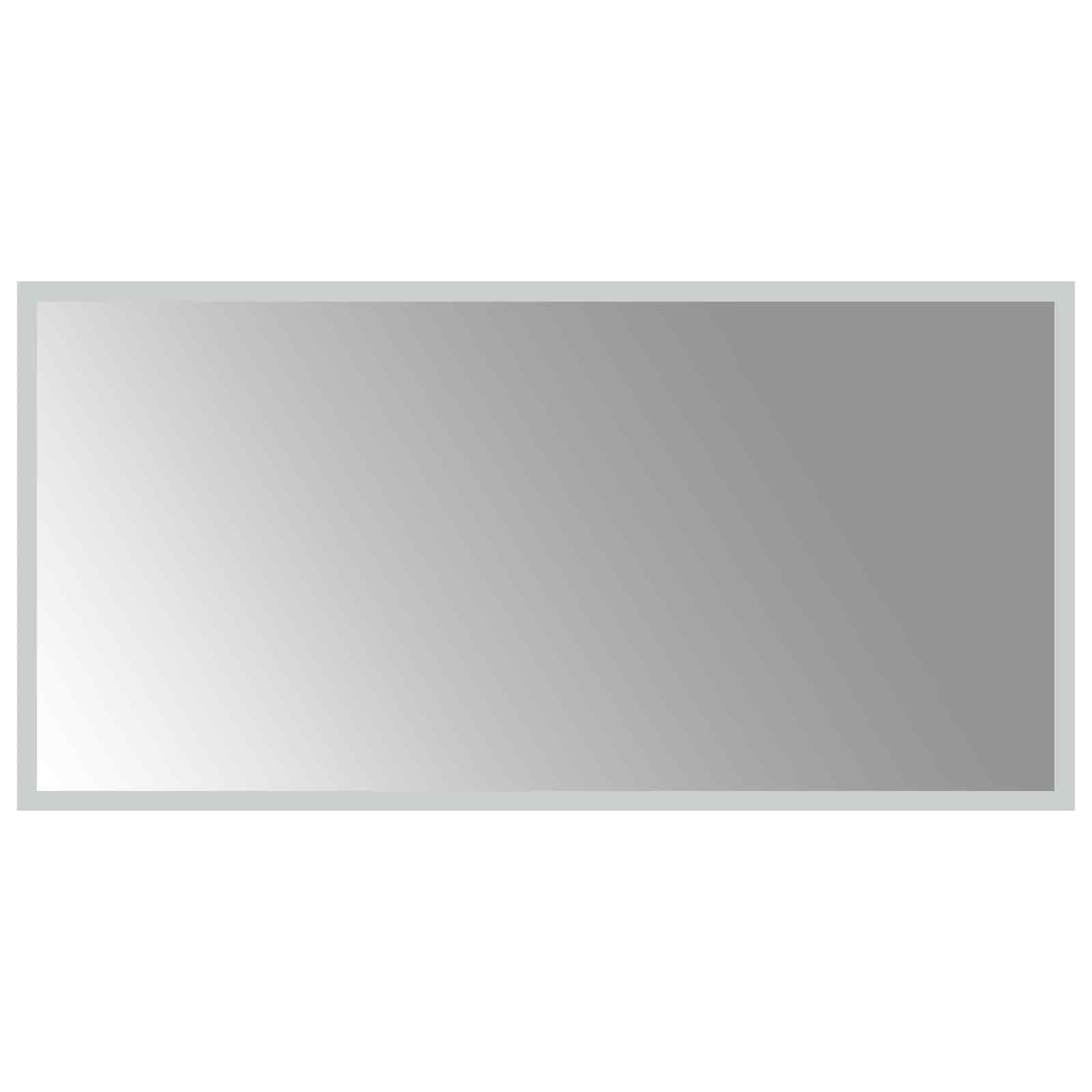 LED vonios veidrodis Skaidrus 80 x 40 cm grūdintas stiklas