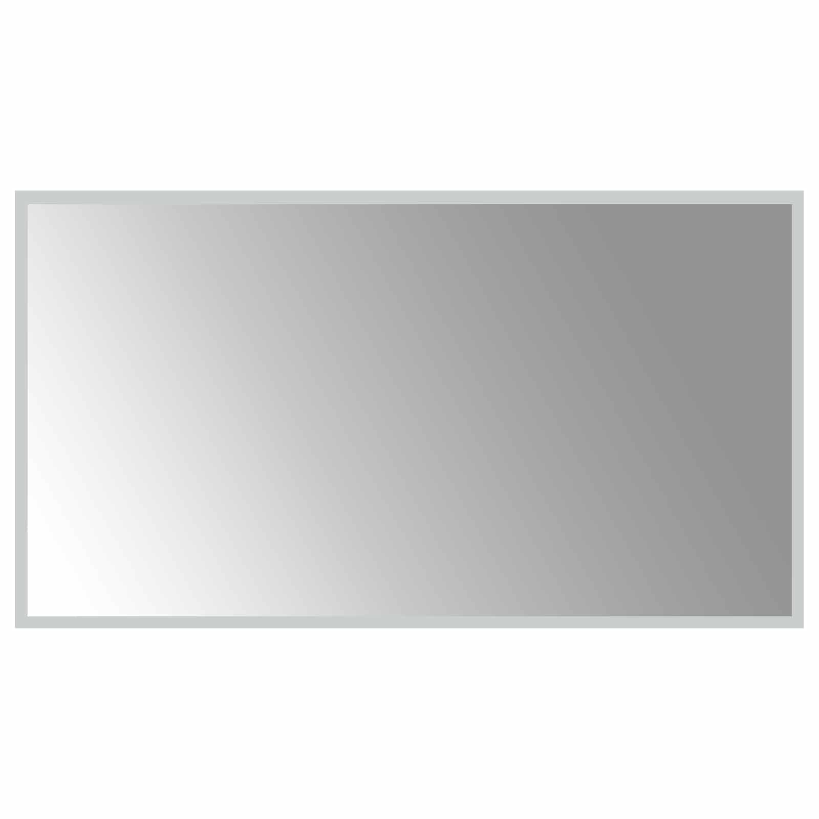 LED vonios veidrodis Skaidrus 90 x 50 cm grūdintas stiklas