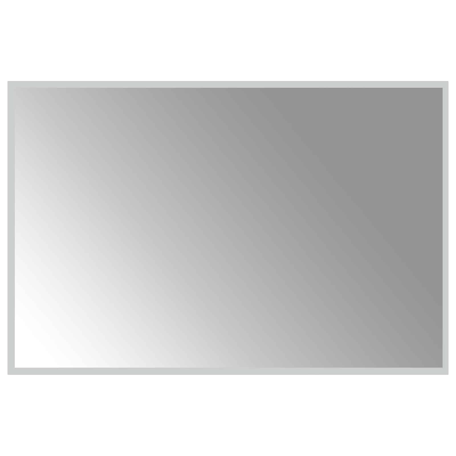 LED vonios veidrodis Skaidrus 90 x 60 cm grūdintas stiklas