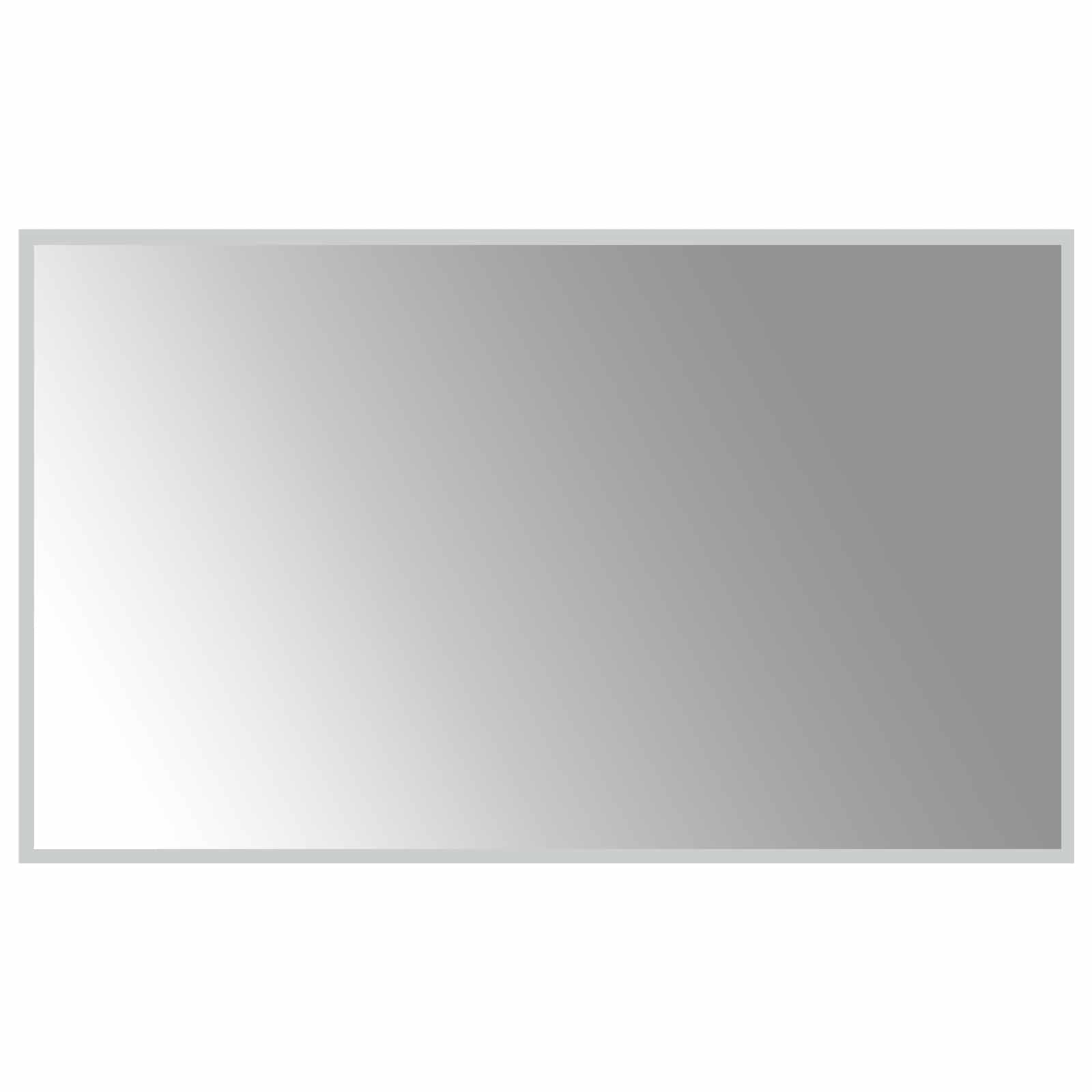 LED vonios veidrodis Skaidrus 100 x 60 cm grūdintas stiklas