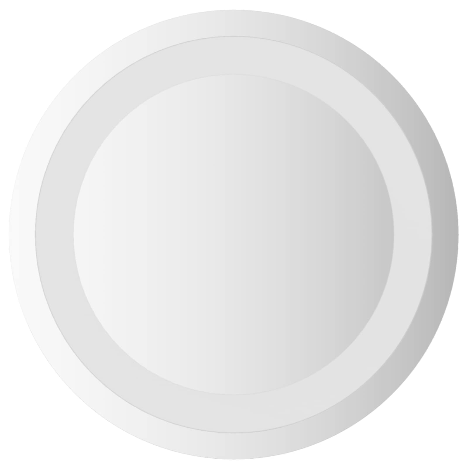 LED vonios veidrodis Skaidrus Ø 30 cm grūdintas stiklas