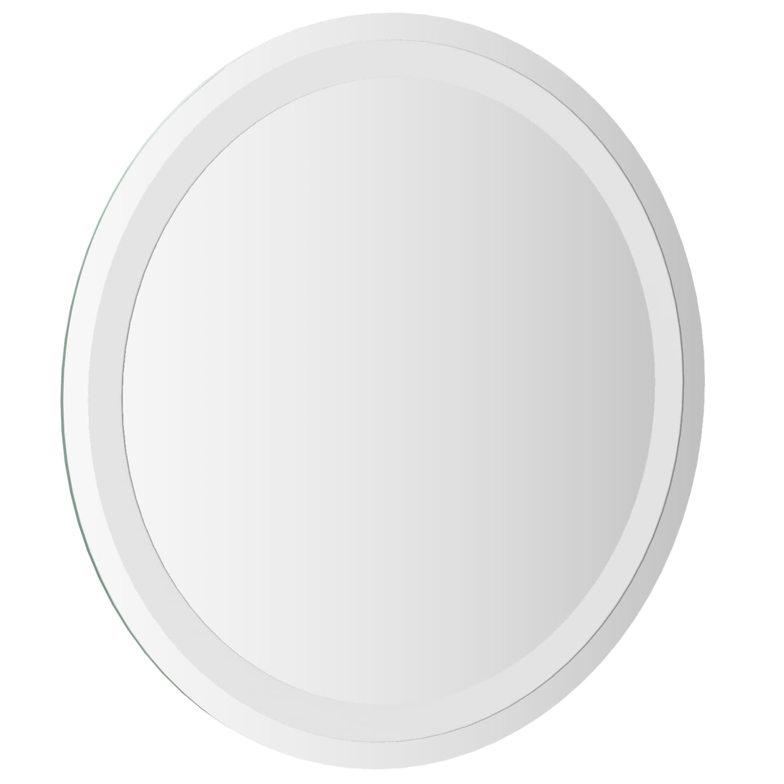 LED vonios veidrodis Skaidrus Ø 50 cm grūdintas stiklas