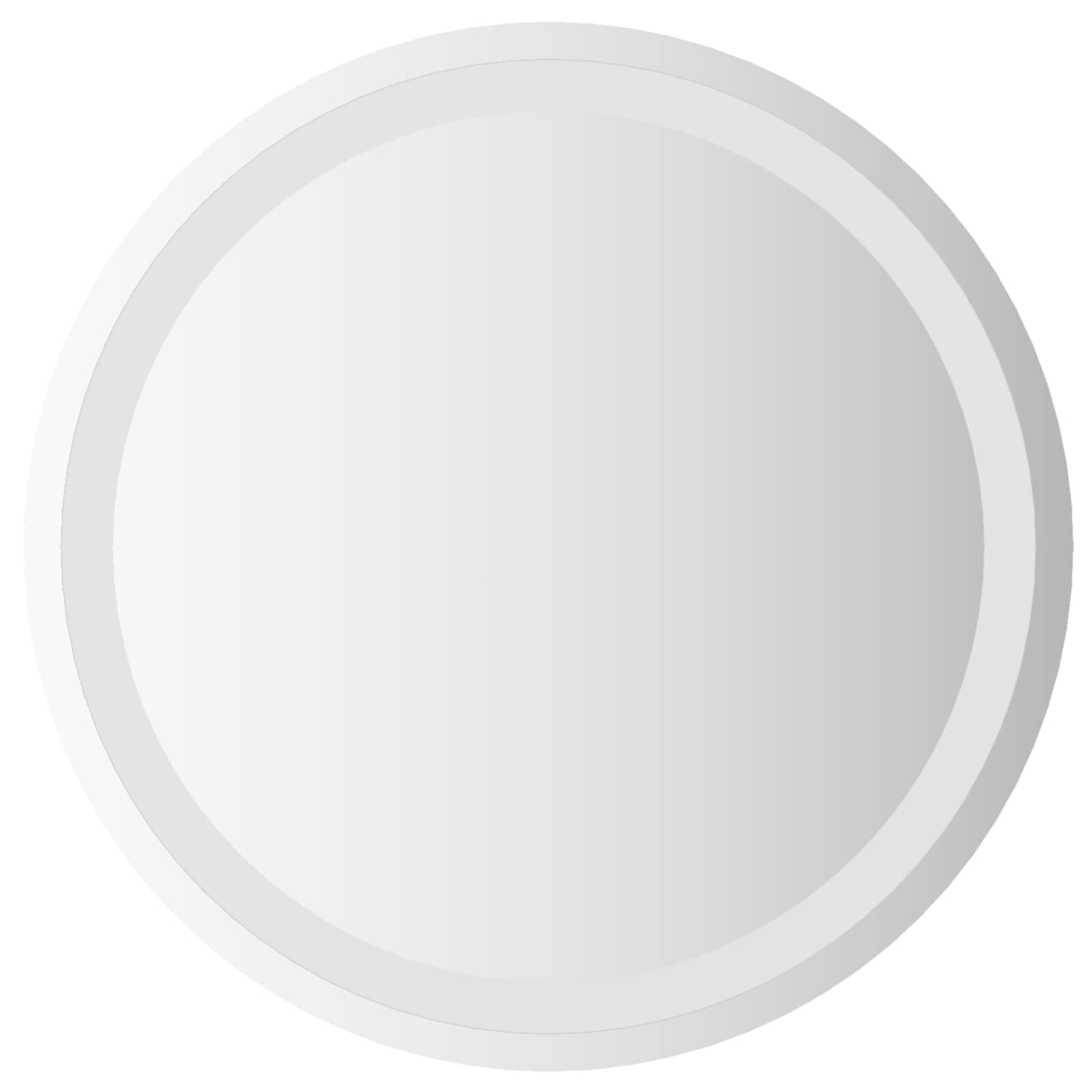 LED vonios veidrodis Skaidrus Ø 50 cm grūdintas stiklas