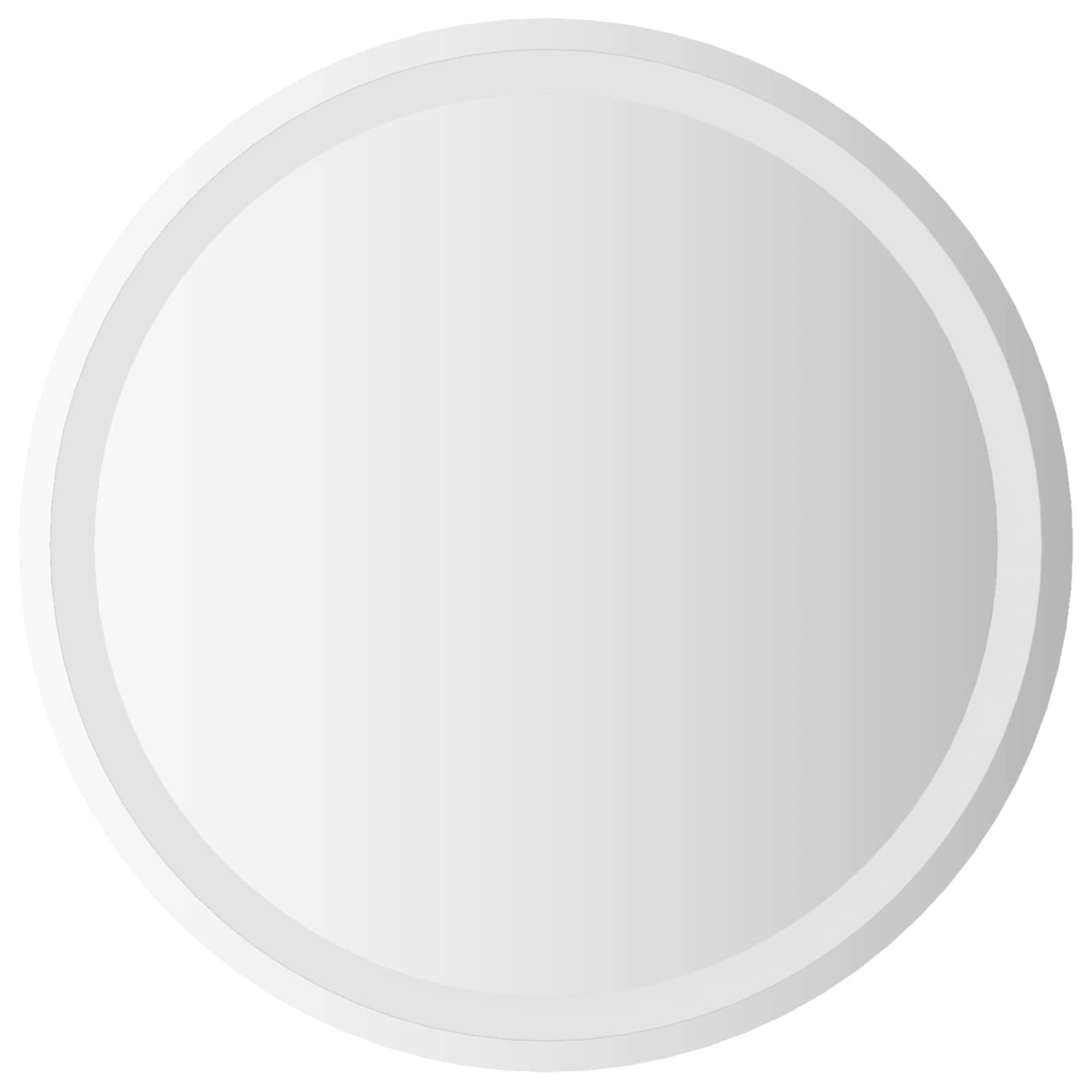 LED vonios veidrodis Skaidrus Ø 60 cm grūdintas stiklas