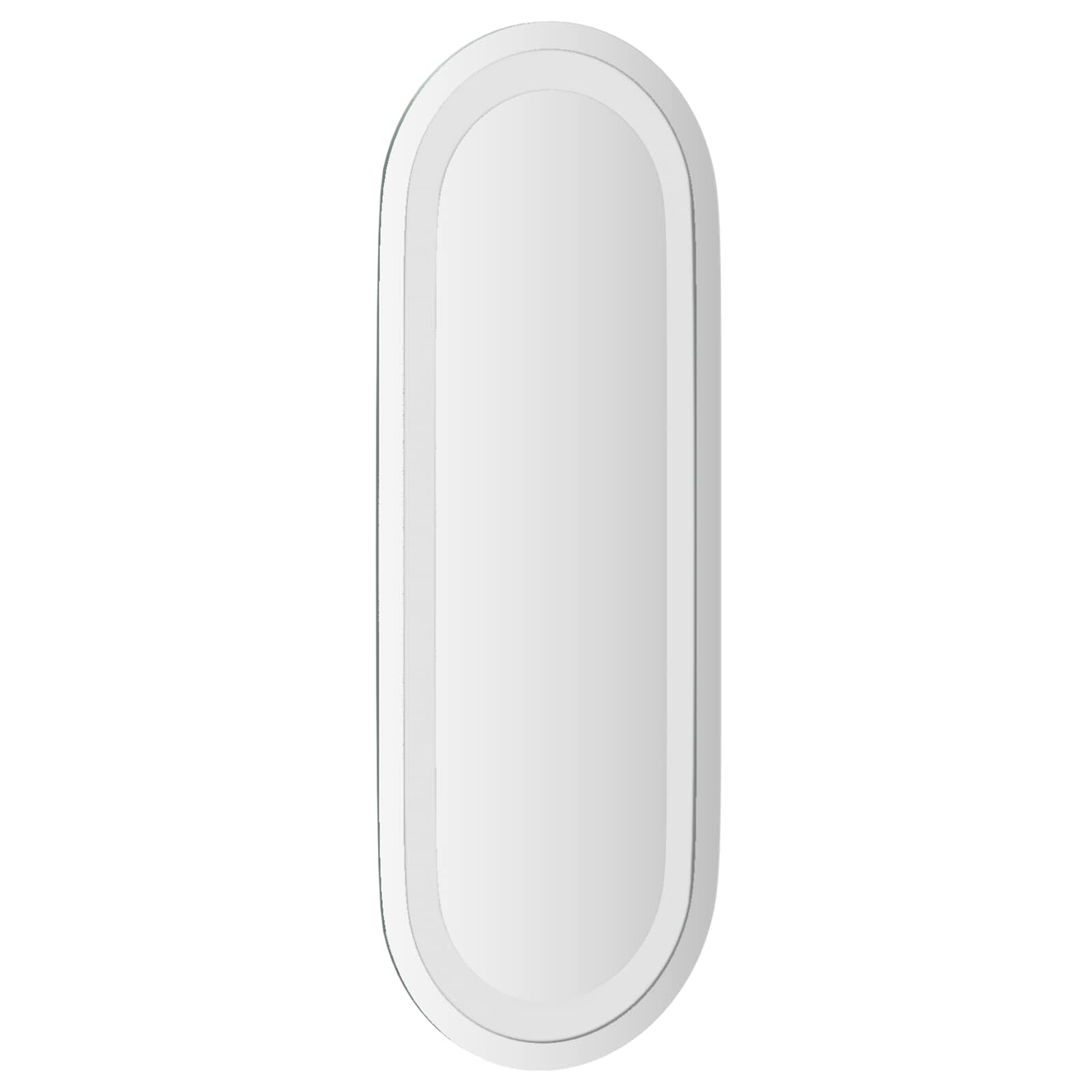LED vonios veidrodis Skaidrus 40 x 15 cm grūdintas stiklas