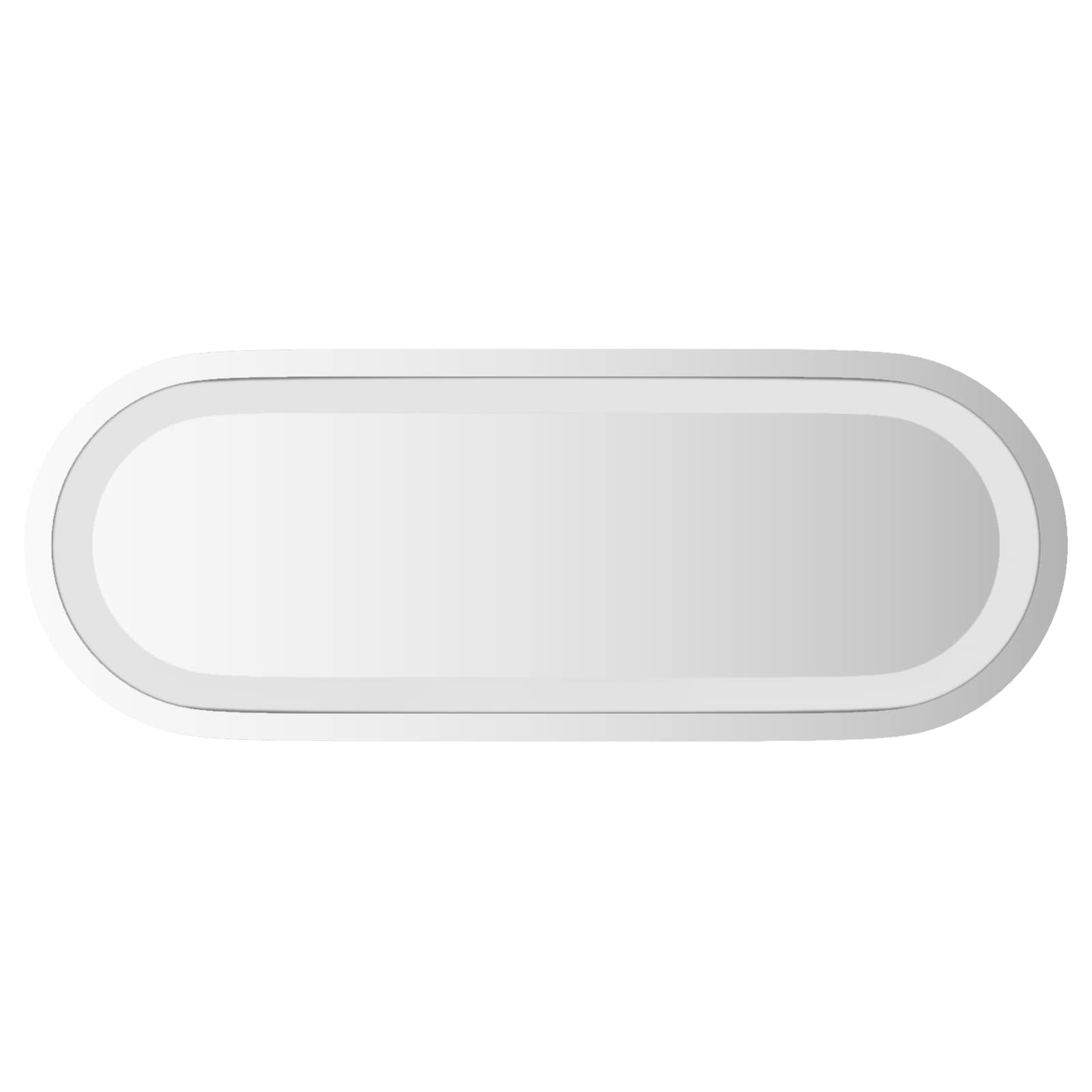 LED vonios veidrodis Skaidrus 40 x 15 cm grūdintas stiklas