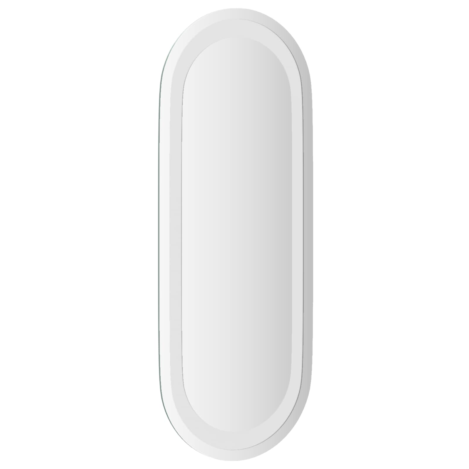LED vonios veidrodis Skaidrus 50 x 20 cm grūdintas stiklas