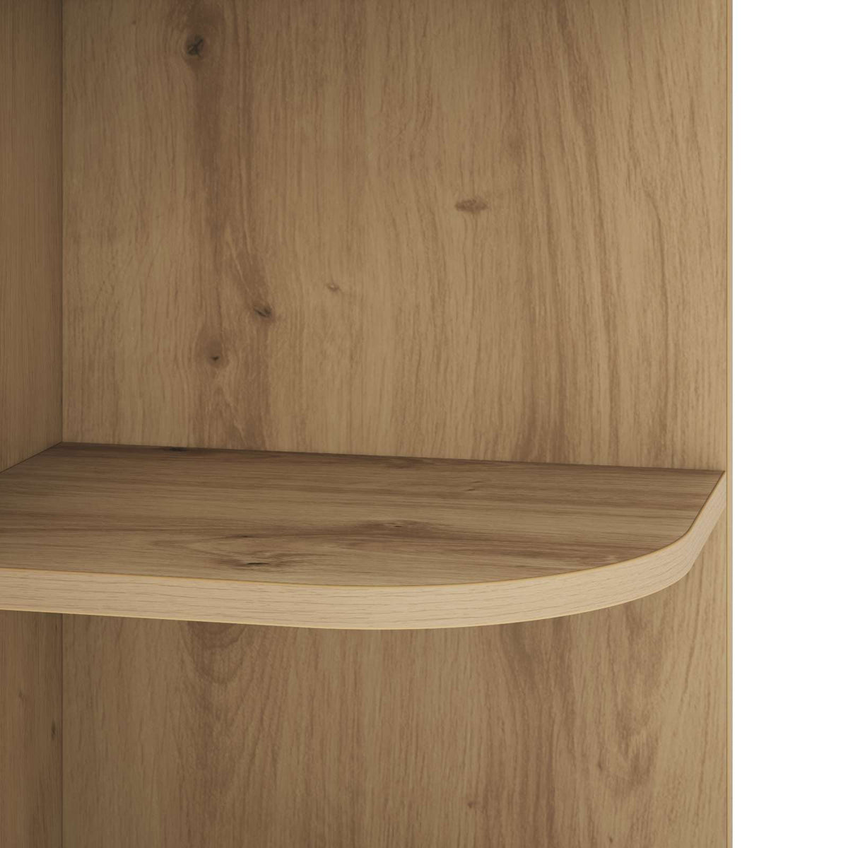 Kampinė lentyna 4 aukštų 31,5 x 31 x 130 cm Inžinerinė mediena