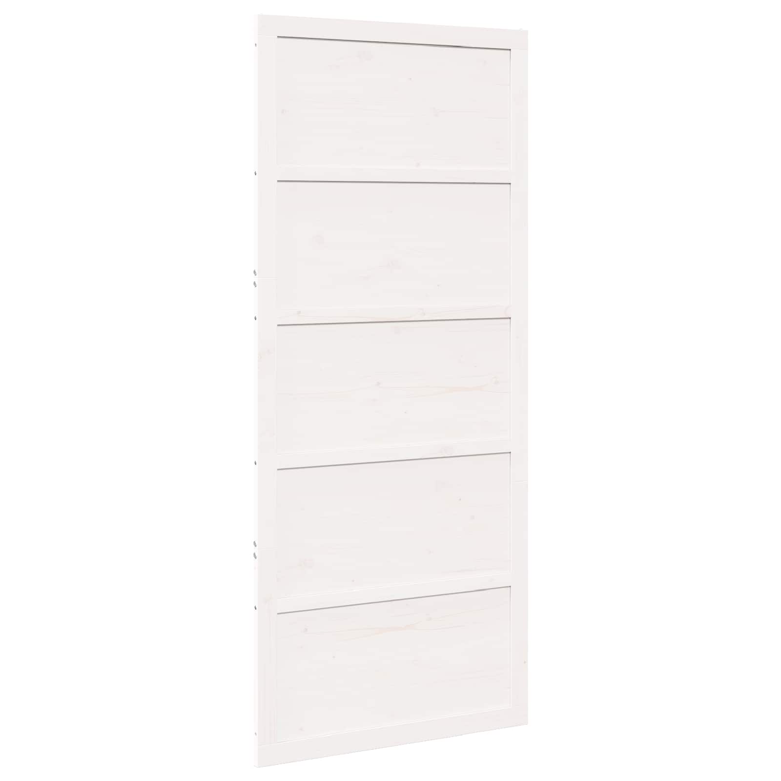 Tvarto durys Balta 80 x 2,5 x 208 cm Pušies medienos masyvas