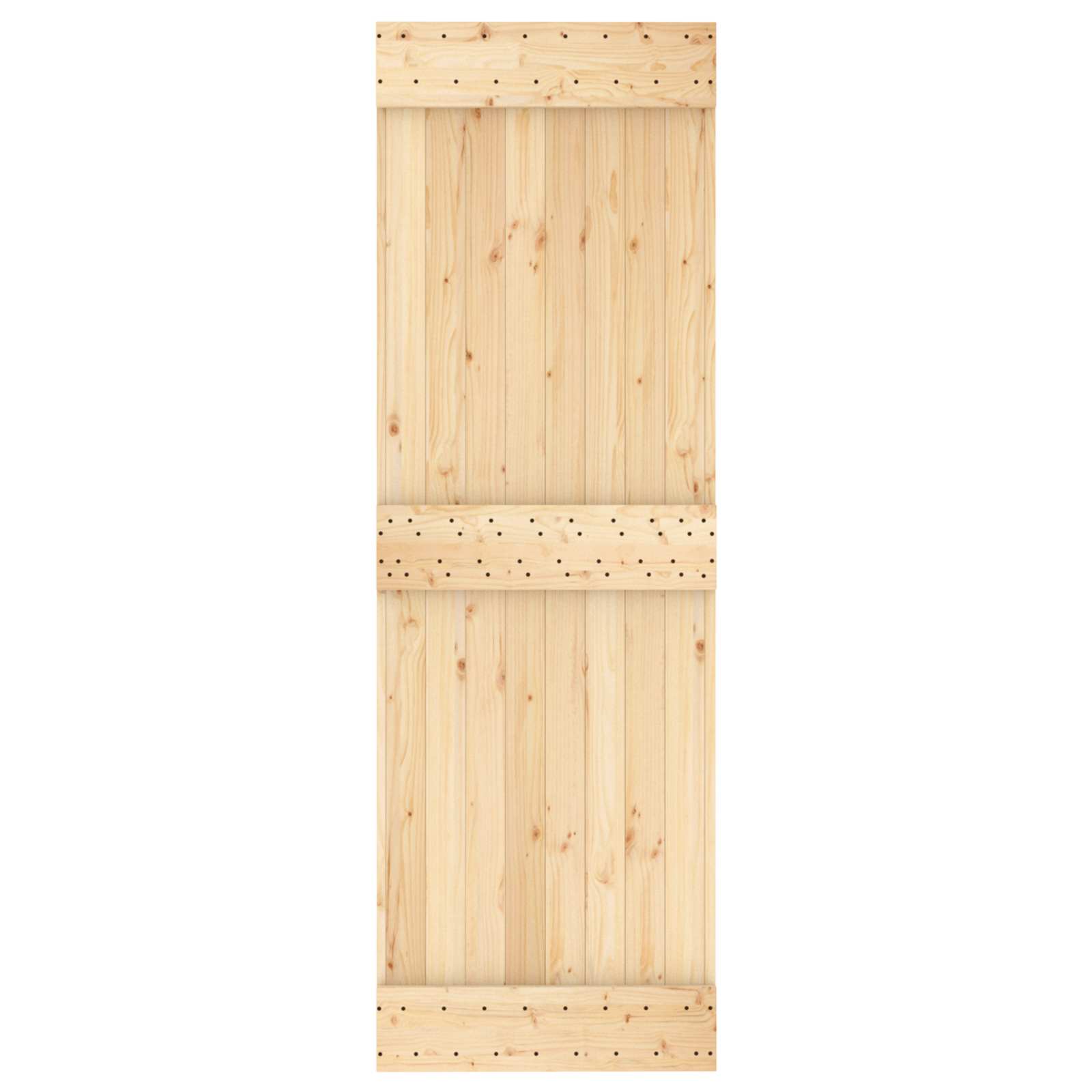 Slankios durys Natūrali ir juoda 70 x 210 cm