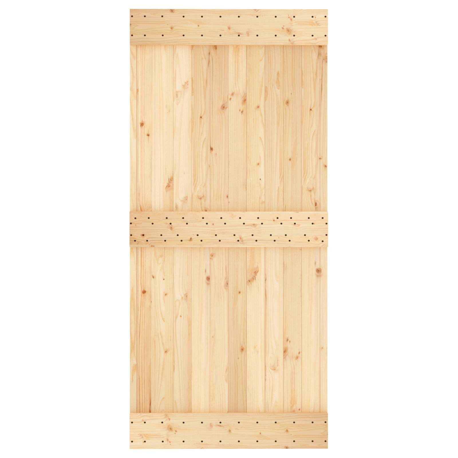 Slankios durys Natūrali ir juoda 95 x 210 cm