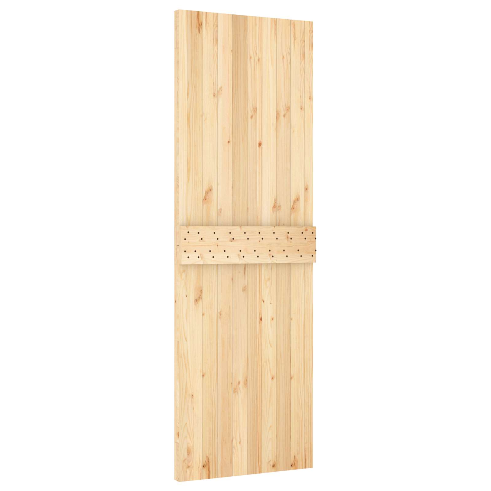 Slankios durys Natūrali ir juoda 70 x 210 cm