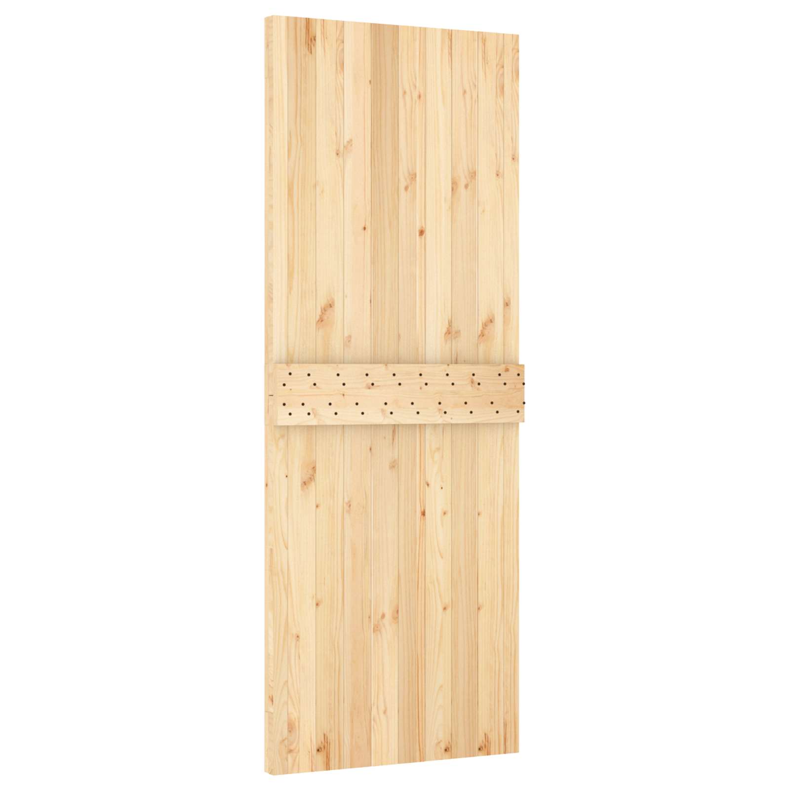 Slankios durys Natūrali ir juoda 80 x 210 cm