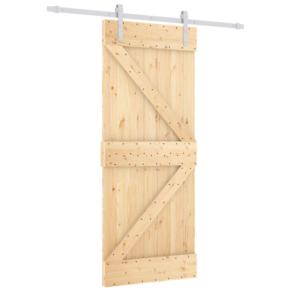 Slankios durys Natūrali ir Balta 85 x 210 cm