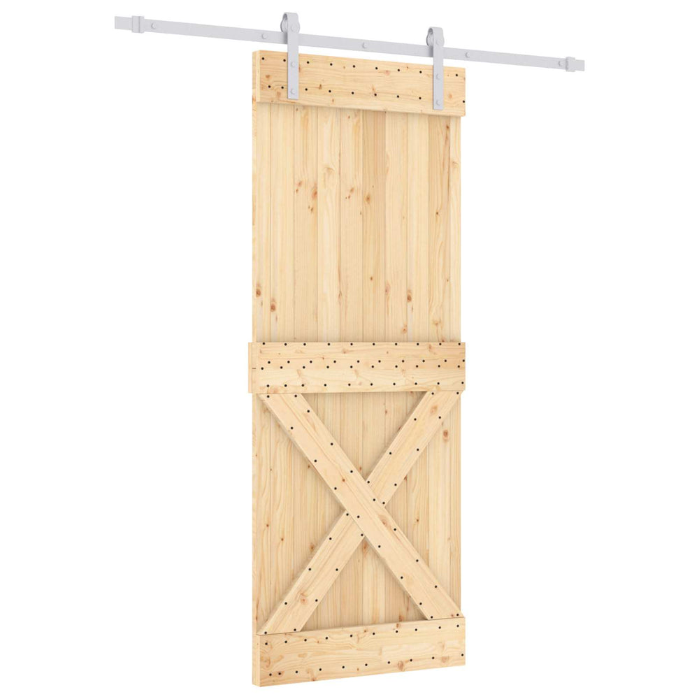 Slankios durys Natūrali ir Balta 80 x 210 cm