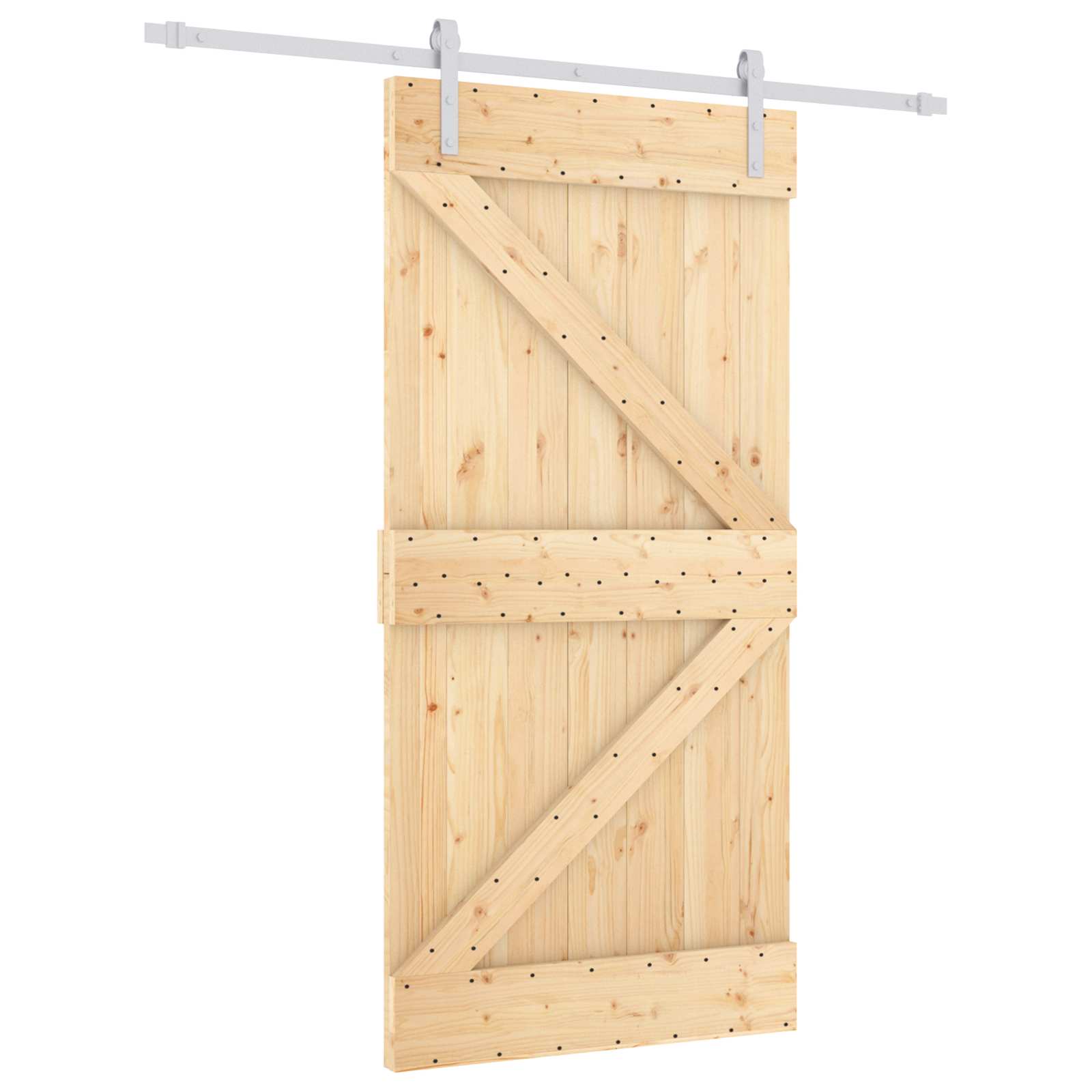 Slankios durys 100 x 210 cm Pušies medienos masyvas