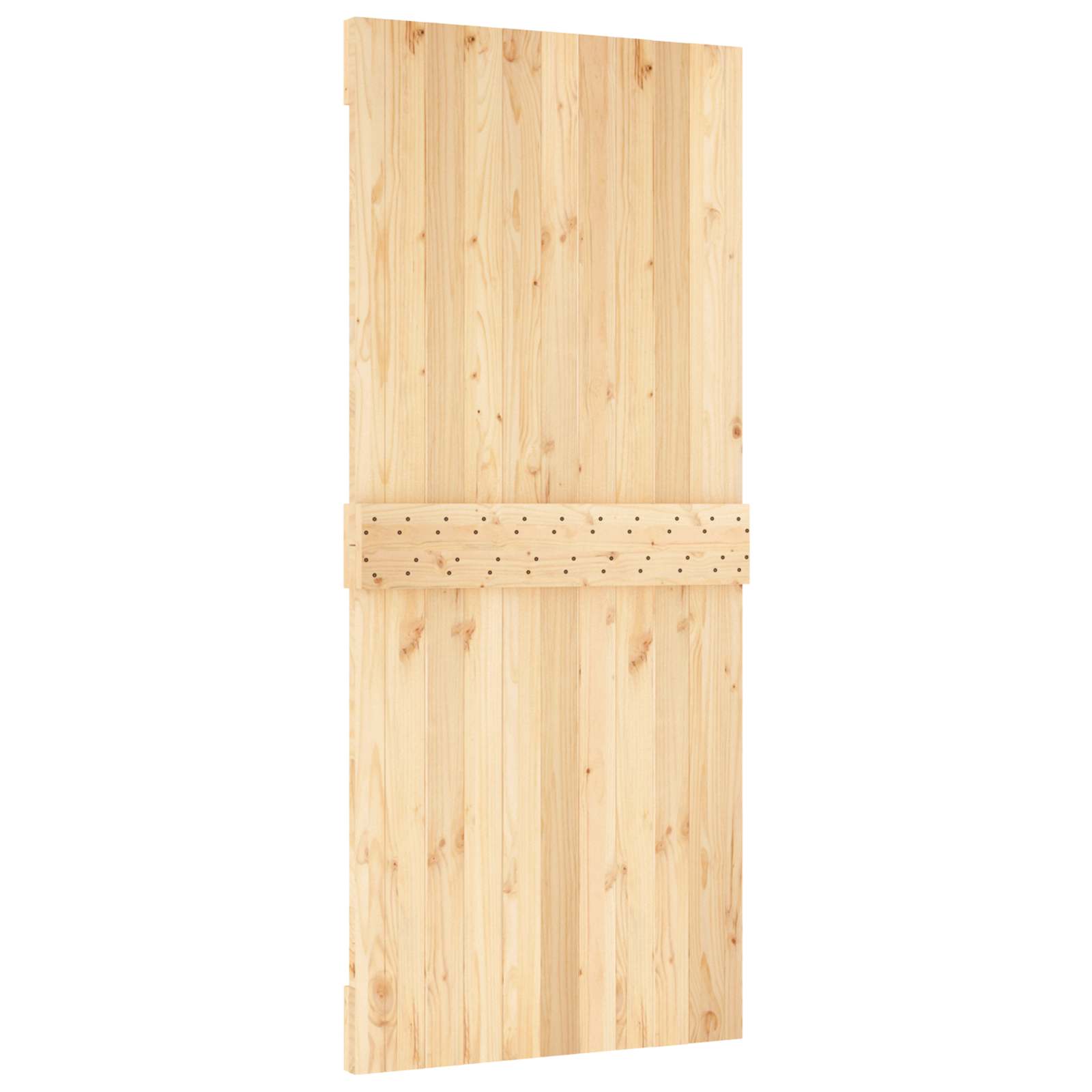 Slankios durys Natūrali ir juoda 90 x 210 cm