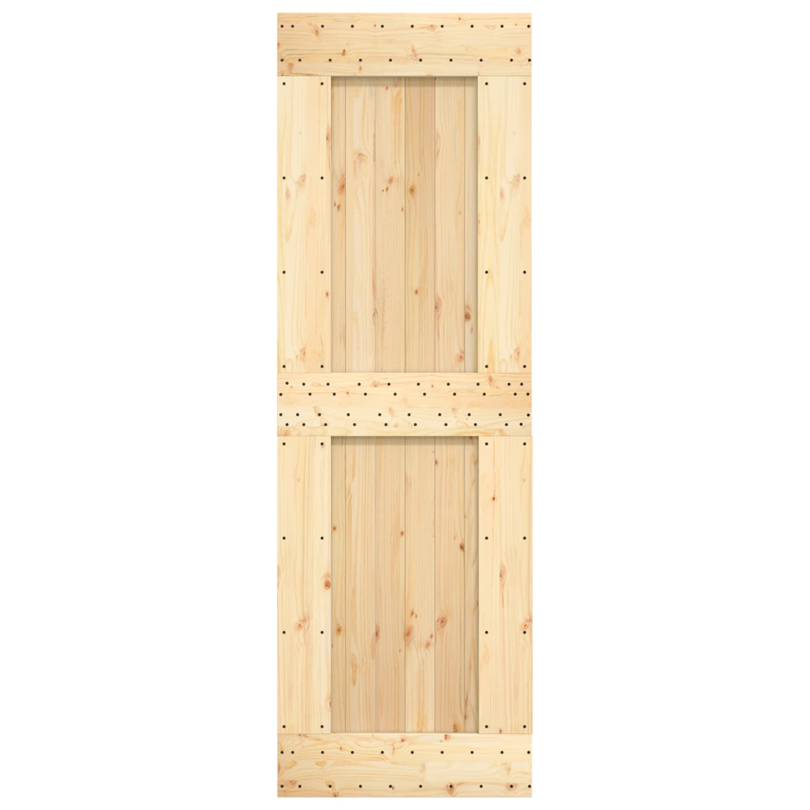 Slankios durys Natūrali ir juoda 70 x 210 cm