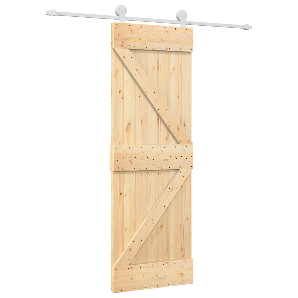 Slankios durys Natūrali ir Balta 70 x 210 cm