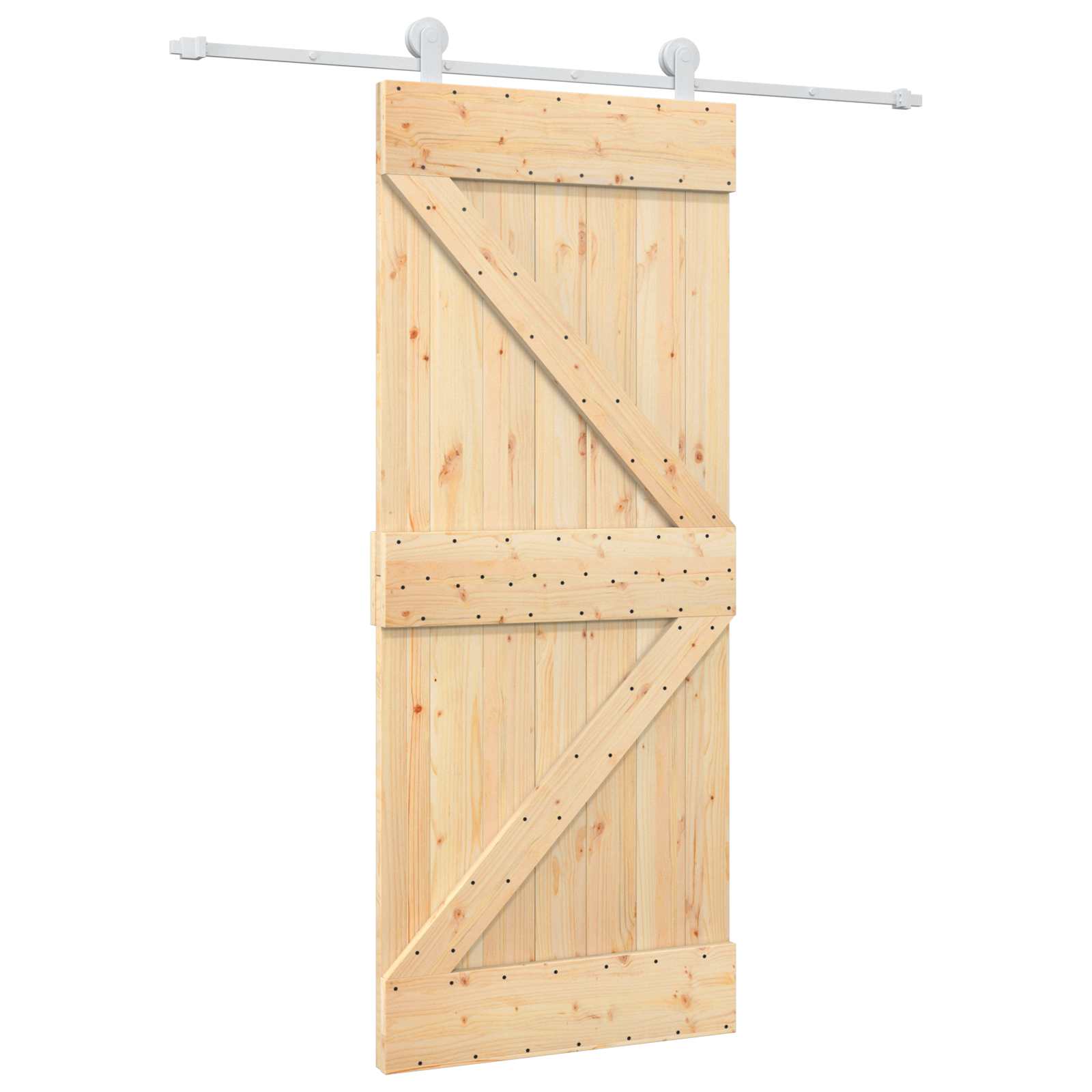 Slankios durys Natūrali ir Balta 85 x 210 cm