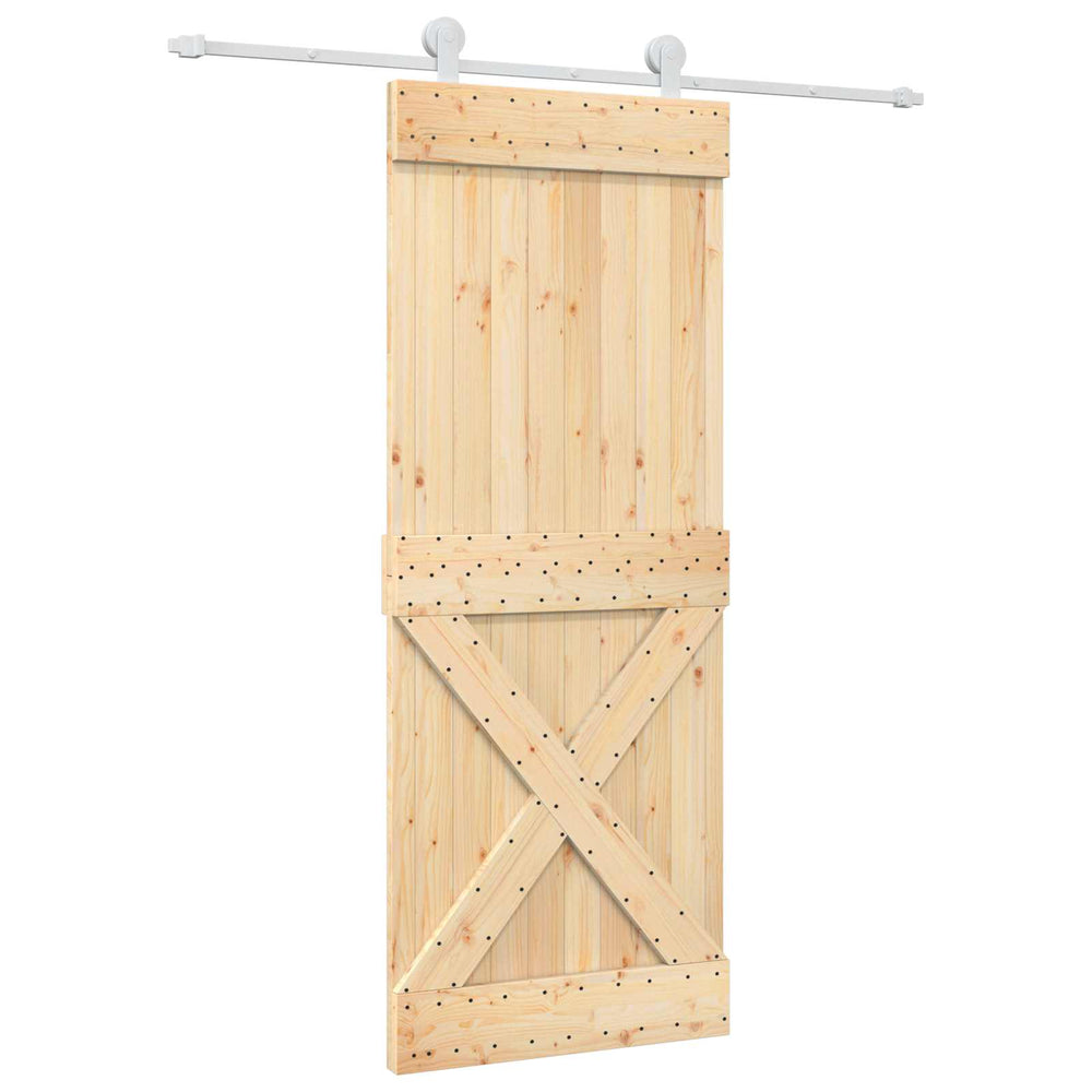 Slankios durys Natūrali ir Balta 80 x 210 cm