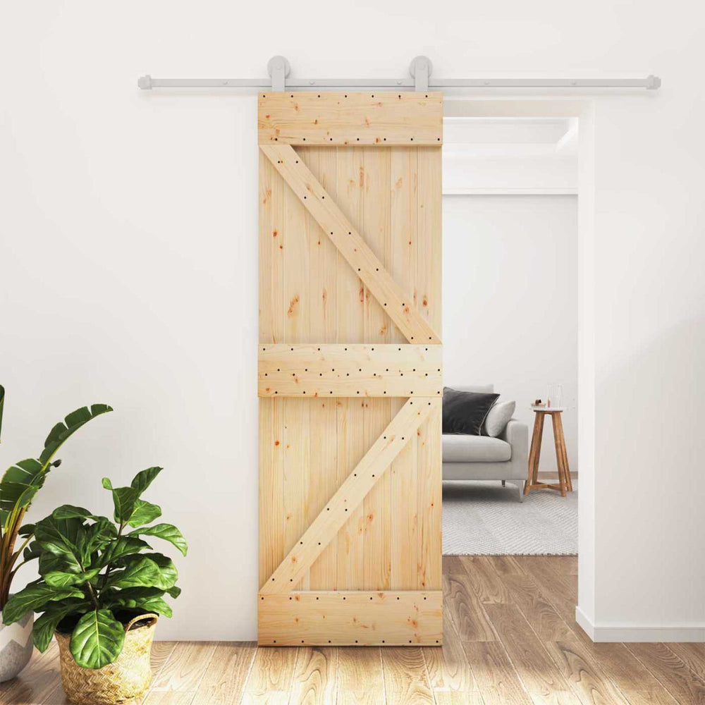 Slankios durys Natūrali ir Balta 70 x 210 cm