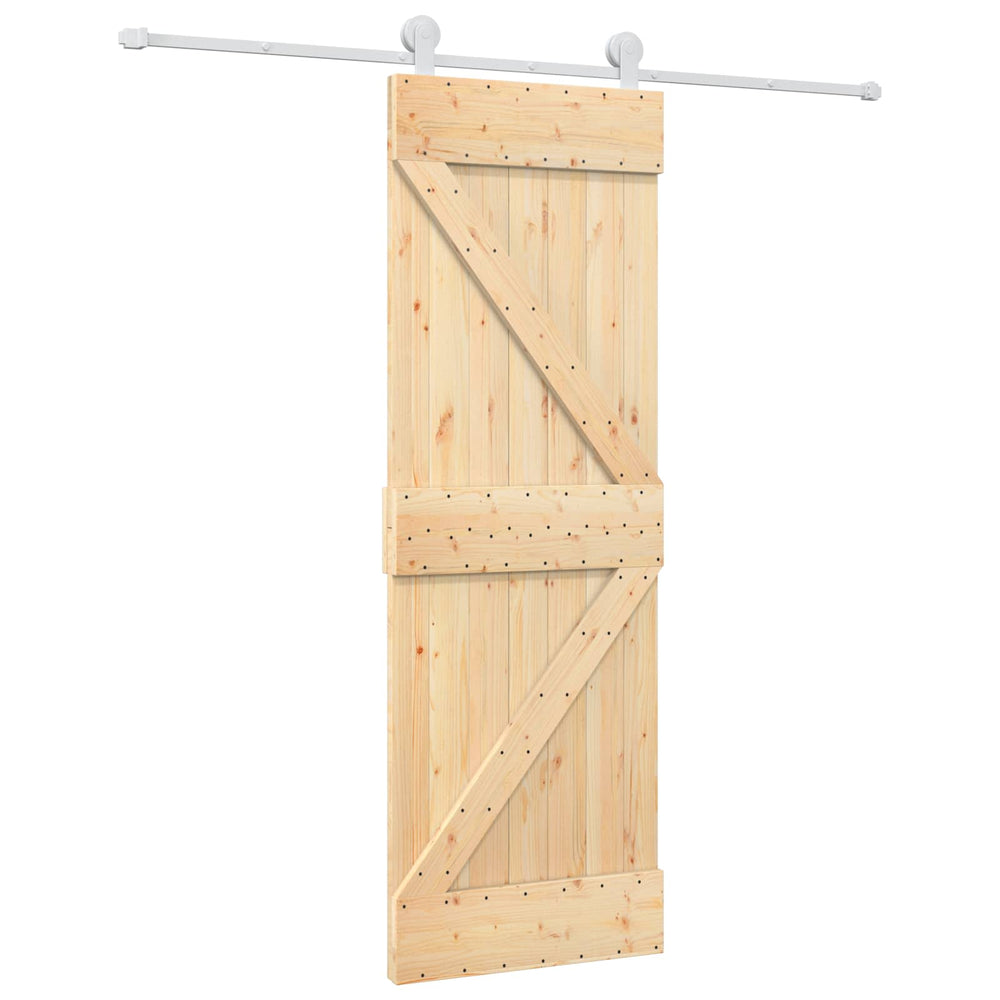 Slankios durys Natūrali ir Balta 70 x 210 cm