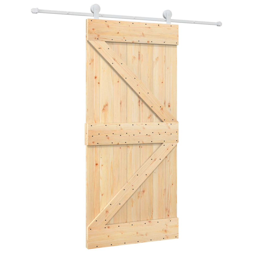 Slankios durys Natūrali ir Balta 95 x 210 cm