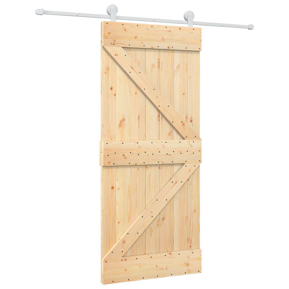 Slankios durys Natūrali ir Balta 90 x 210 cm