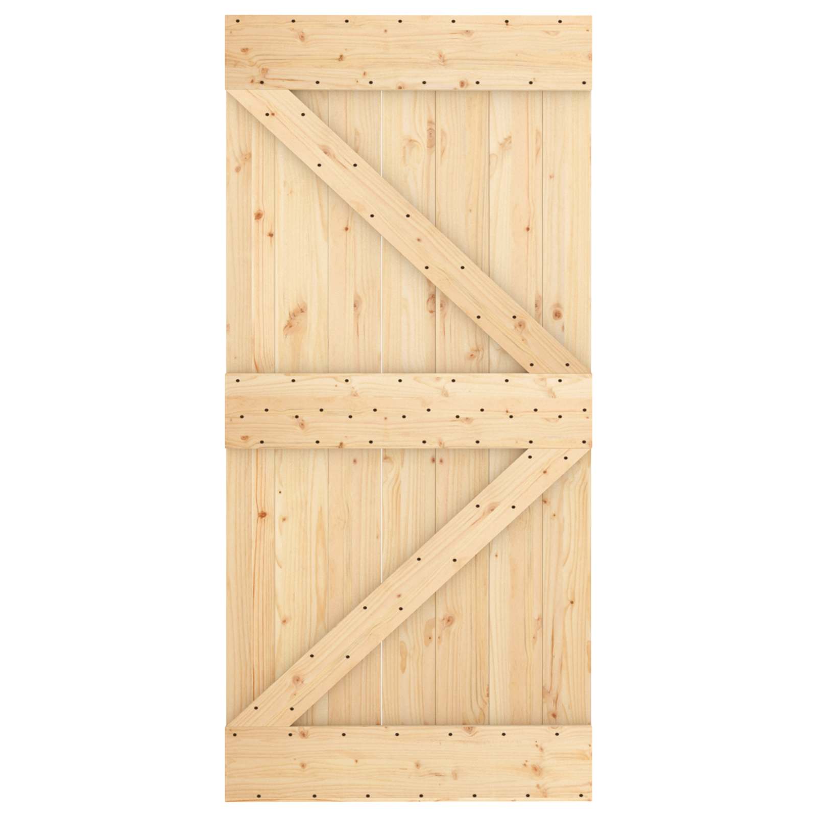 Slankios durys 100 x 210 cm Pušies medienos masyvas