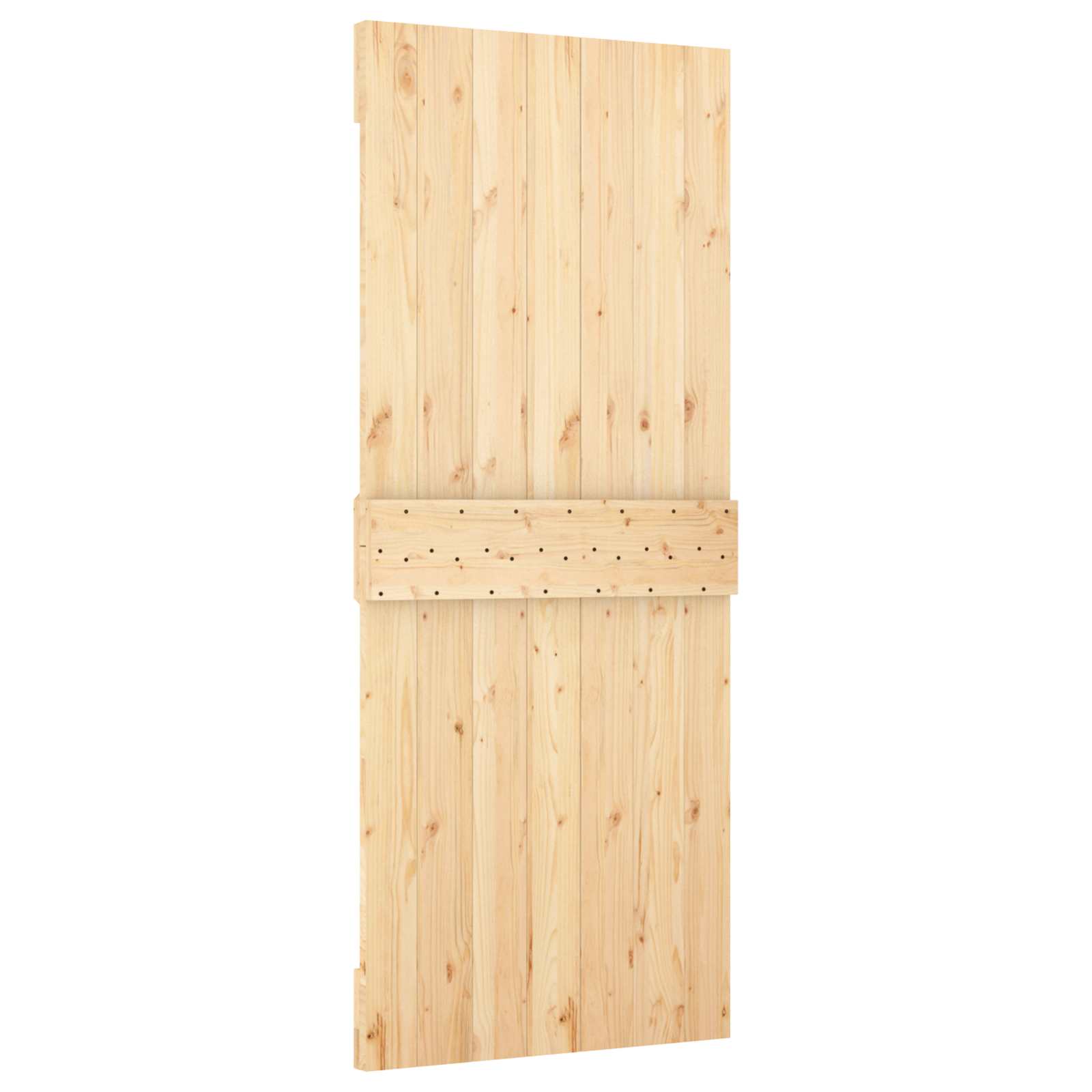 Slankios durys Natūrali ir juoda 85 x 210 cm