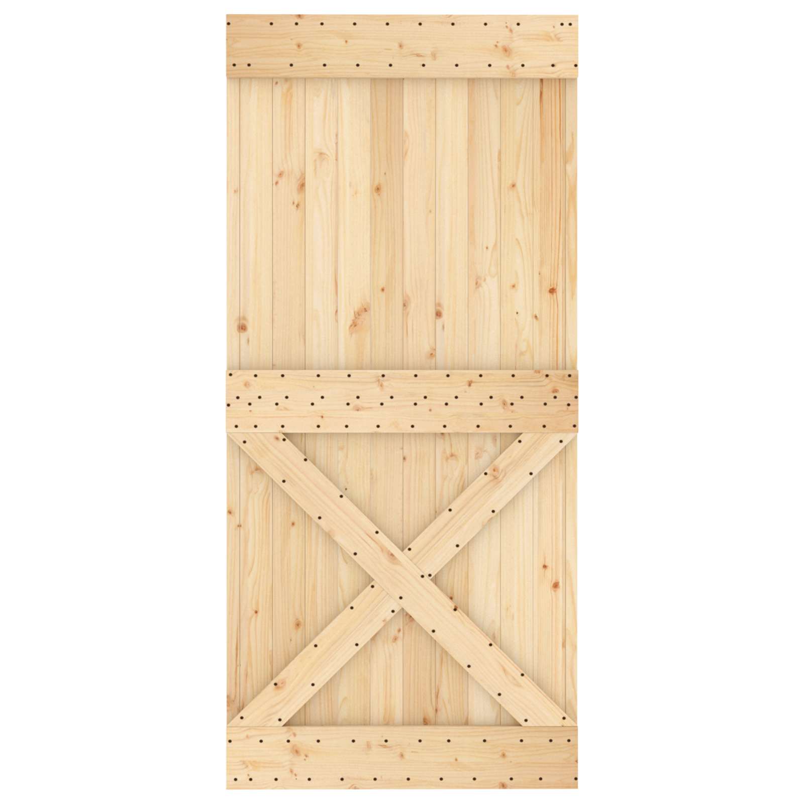 Slankios durys Natūrali ir juoda 95 x 210 cm