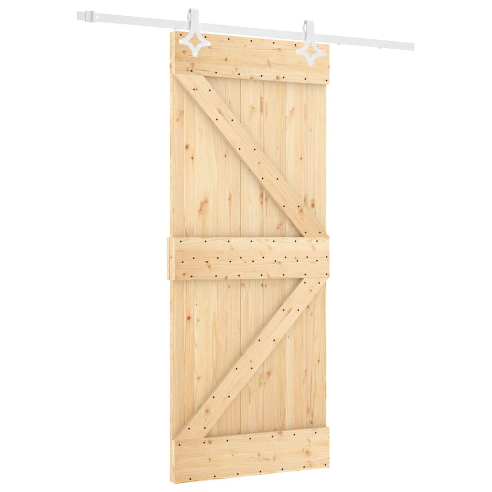 Slankios durys Natūrali ir Balta 80 x 210 cm
