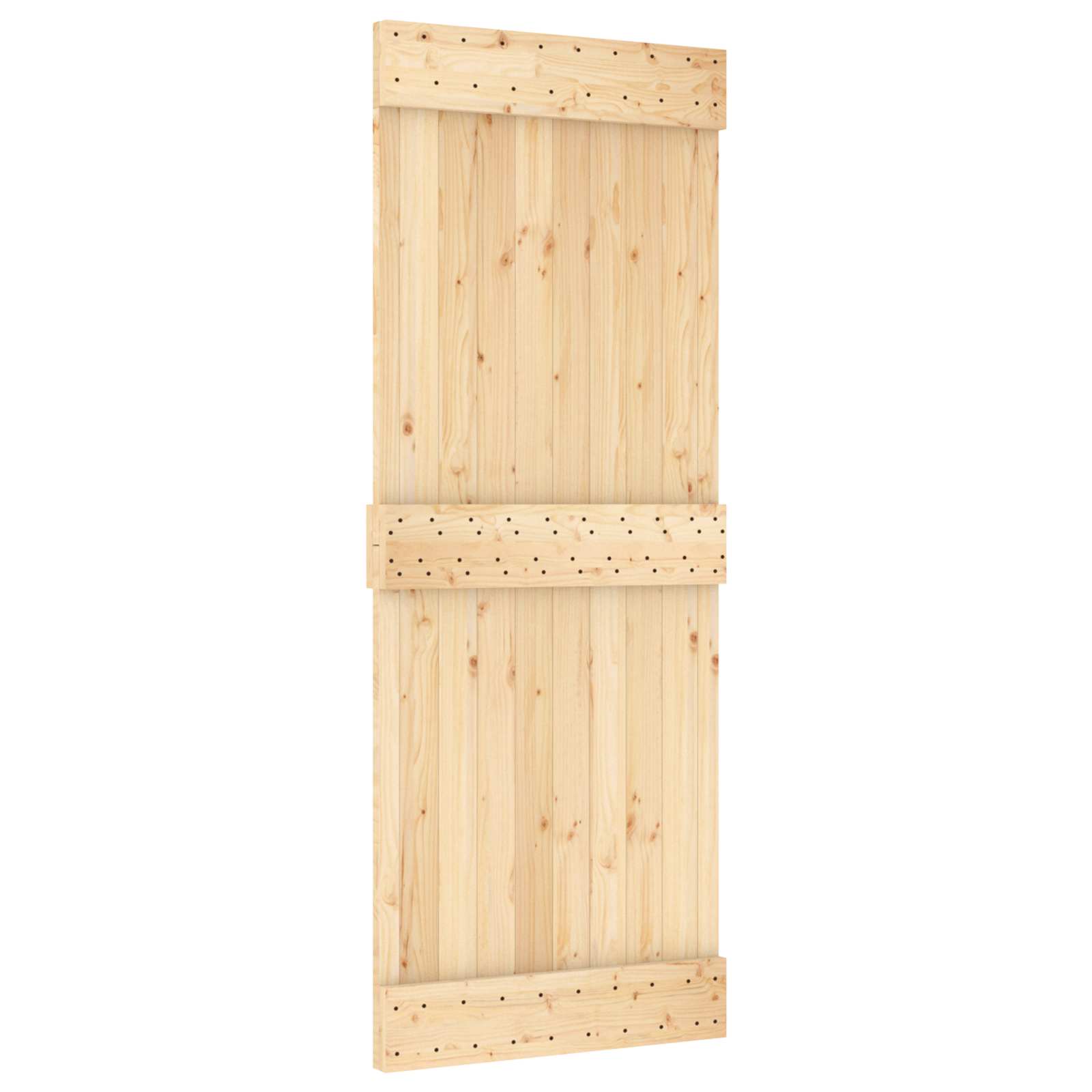 Slankios durys Natūrali ir Balta 80 x 210 cm