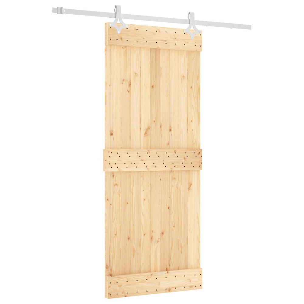 Slankios durys Natūrali ir Balta 85 x 210 cm